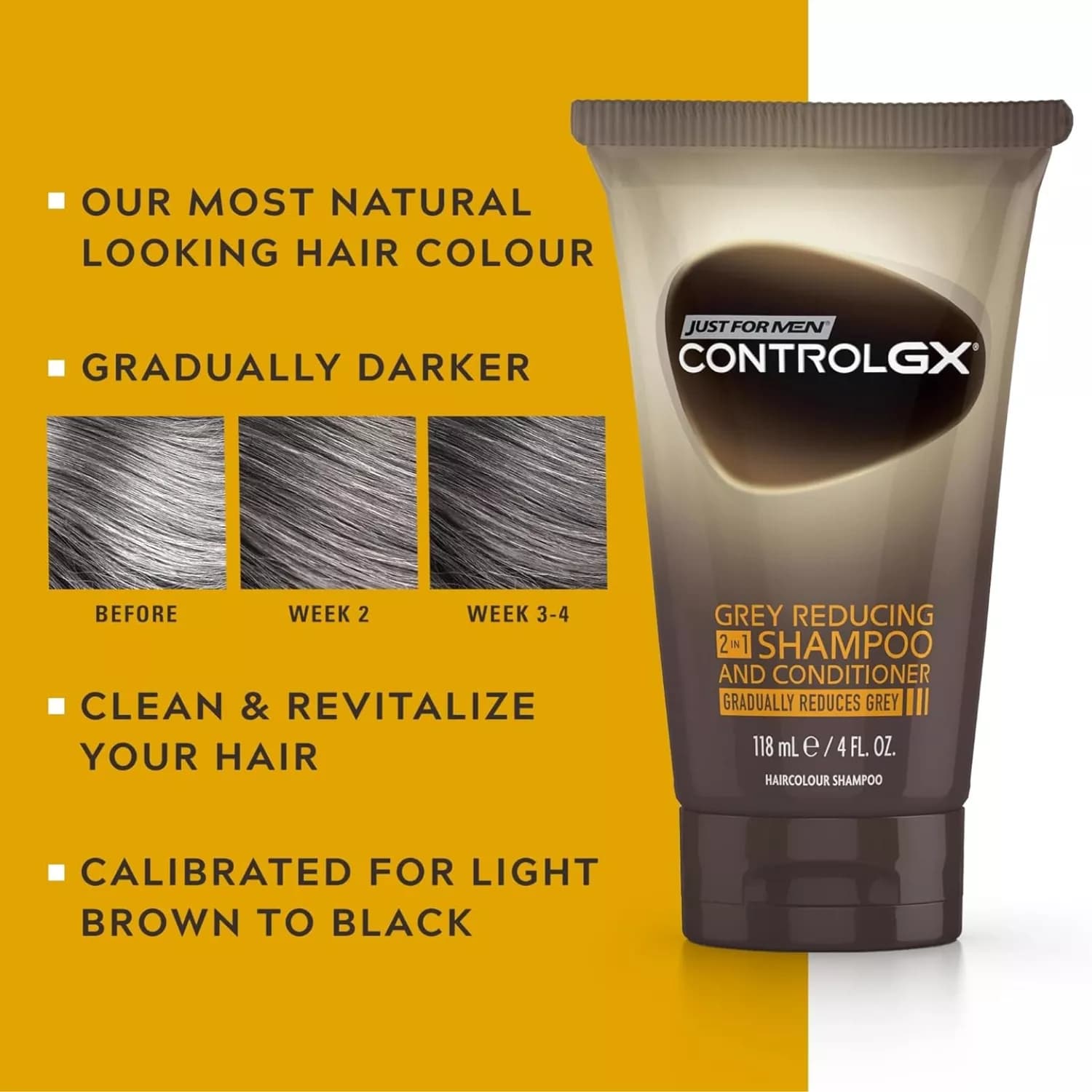 Just For Men Control GX Shampoo and Conditioner 118ml