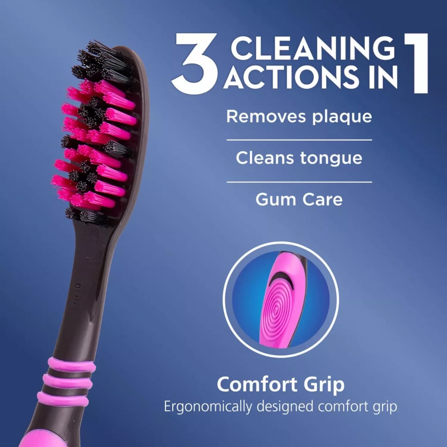Oral-B Toothbrush AA Clean Black 40 Medium