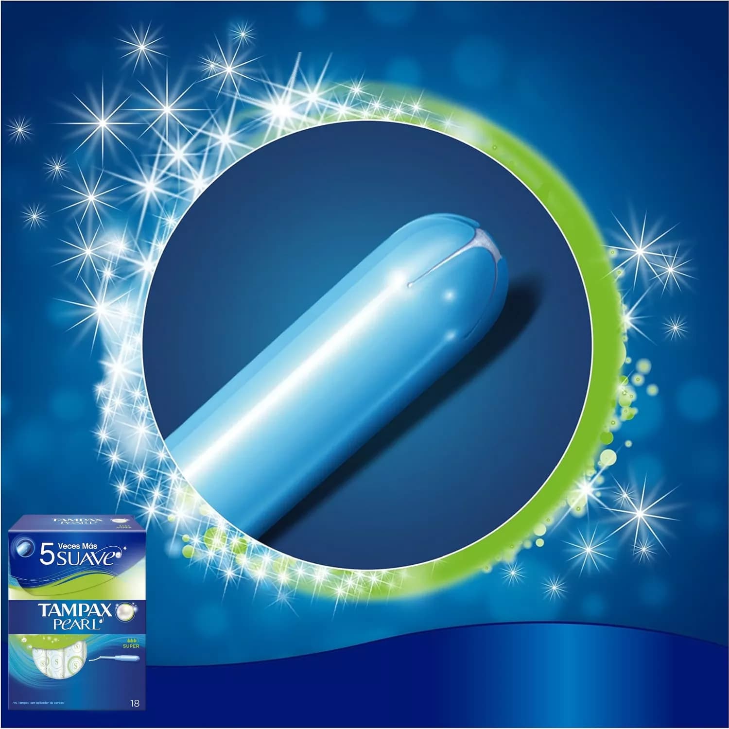 Tampax Pearl Super Tampons Applicator 18