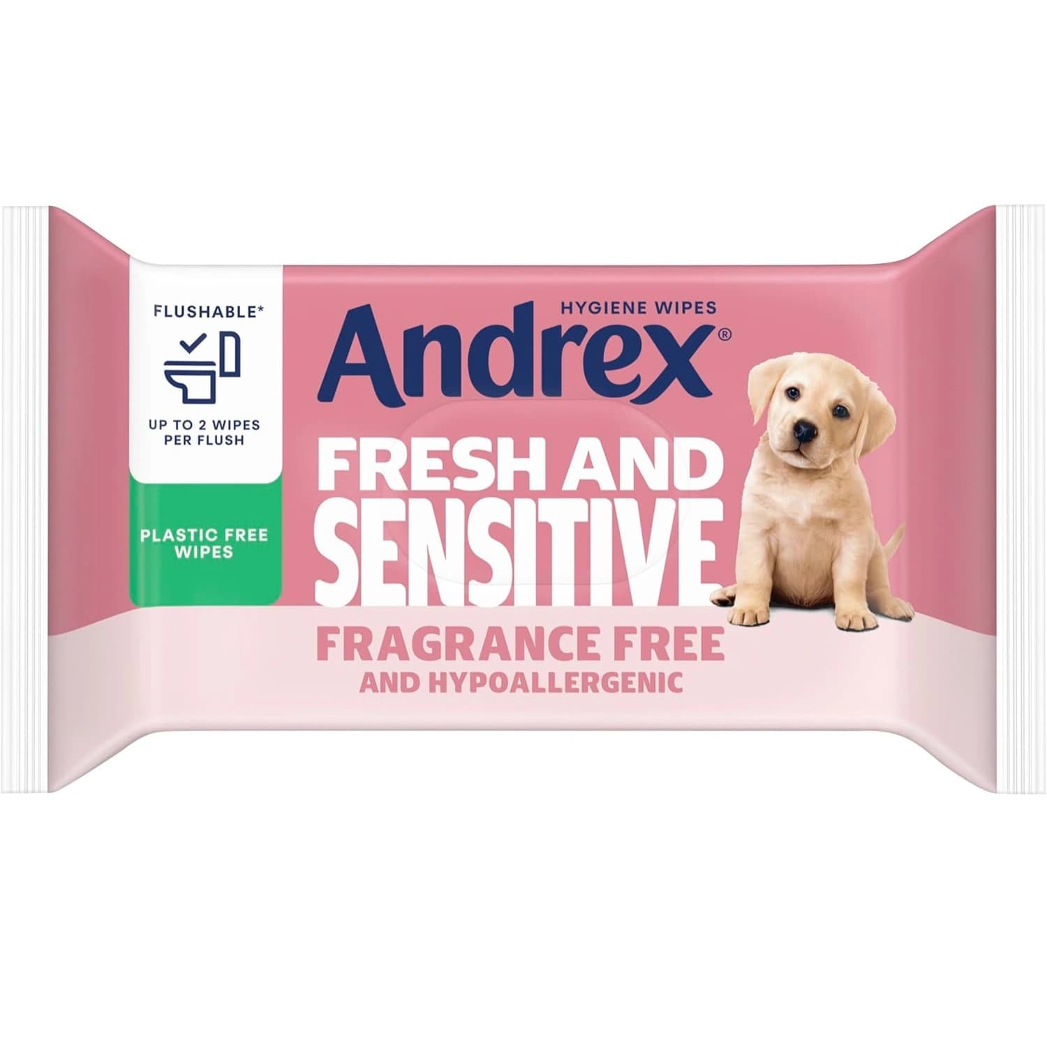 Andrex Fresh & Sensitive Wipes 30 Count - Pack of 12