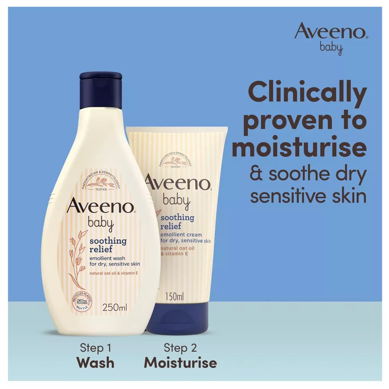Aveeno Baby Soothing Relief Emollient Cream 150ml