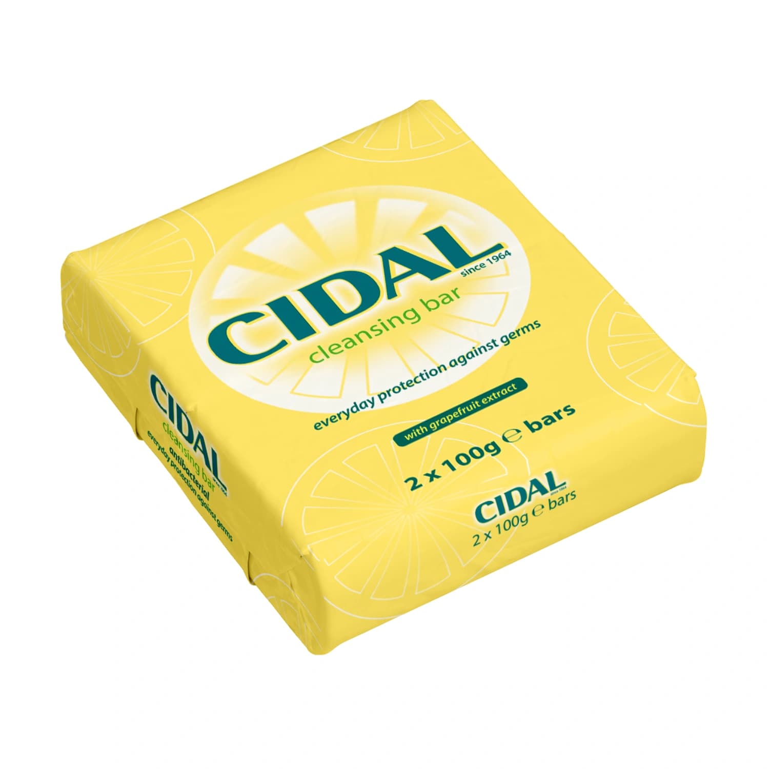 Cidal Antibacterial Cleansing Bar Twin Pack