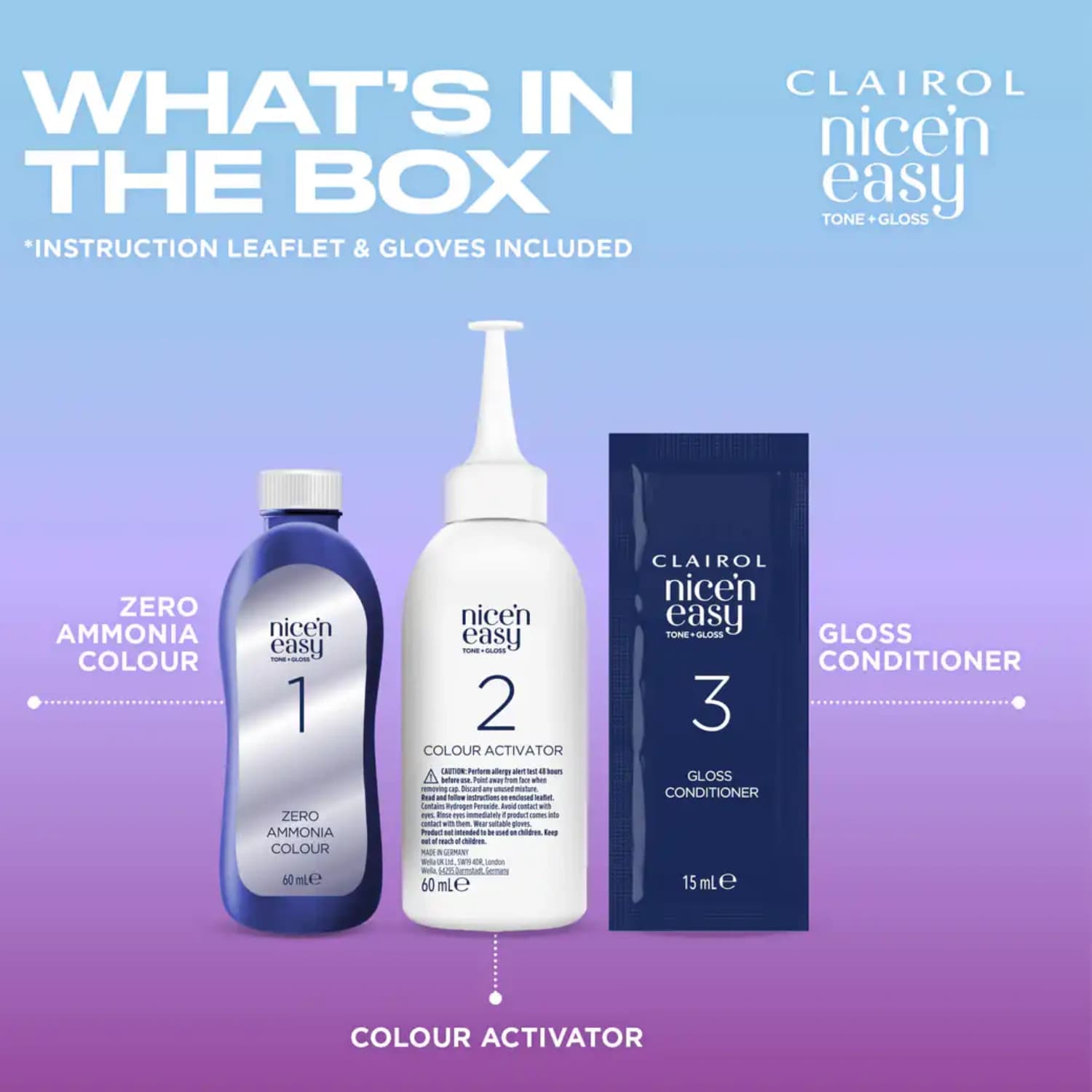 Clairol Nice'n Easy Tone+Gloss Semi Permanent Hair Dye