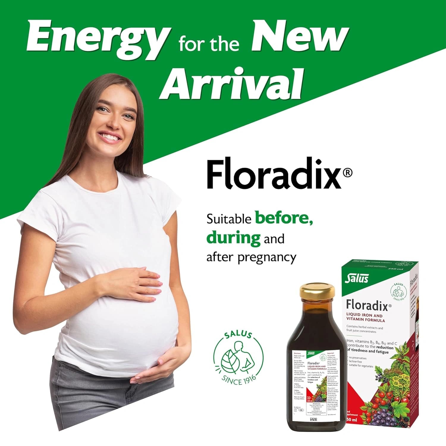 Floradix Floravital Liquid Iron & Vitamin Formula 250ml