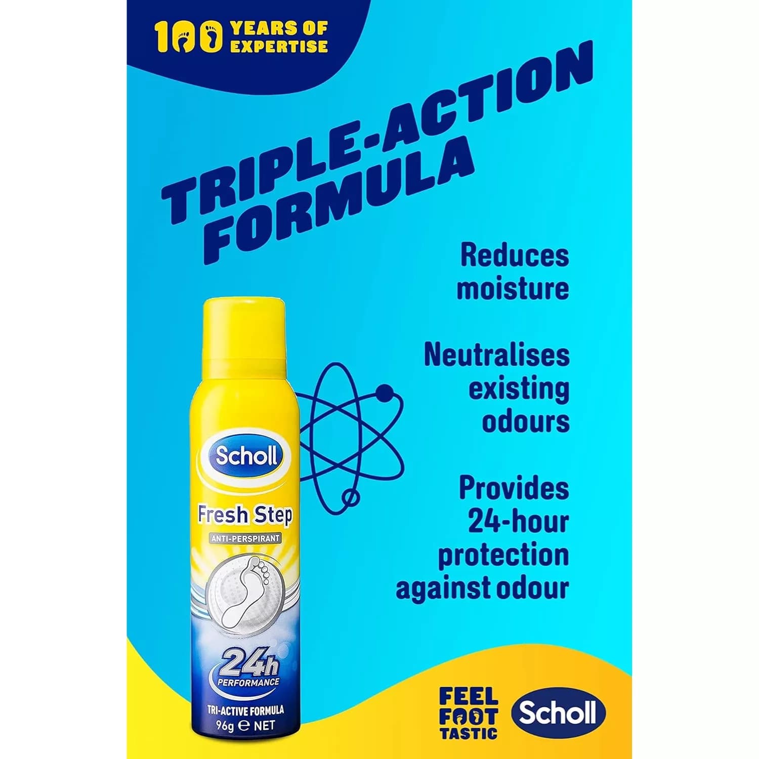 Scholl Fresh Step Anti-Perspirant 96g