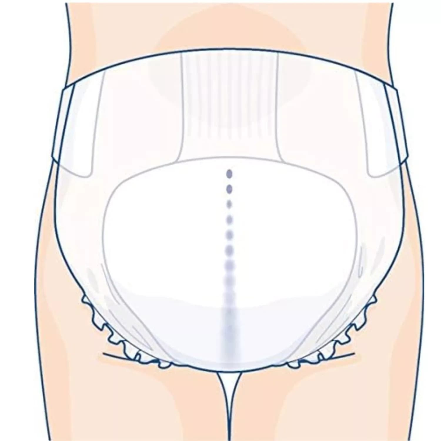 Attends Flex All-In-One Belted Pads