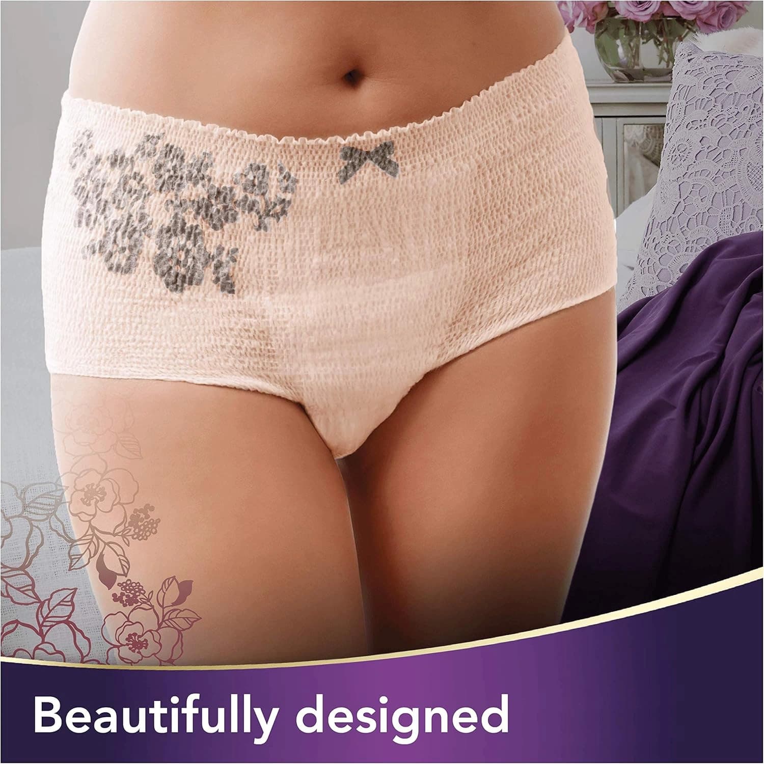 Always Dailies Discreet Boutique Plus Pants Large 8 Pack