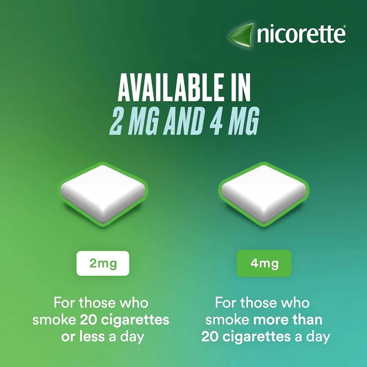 Nicorette Chewing Gum Fruitfusion & Icy White 2mg 30 Pieces