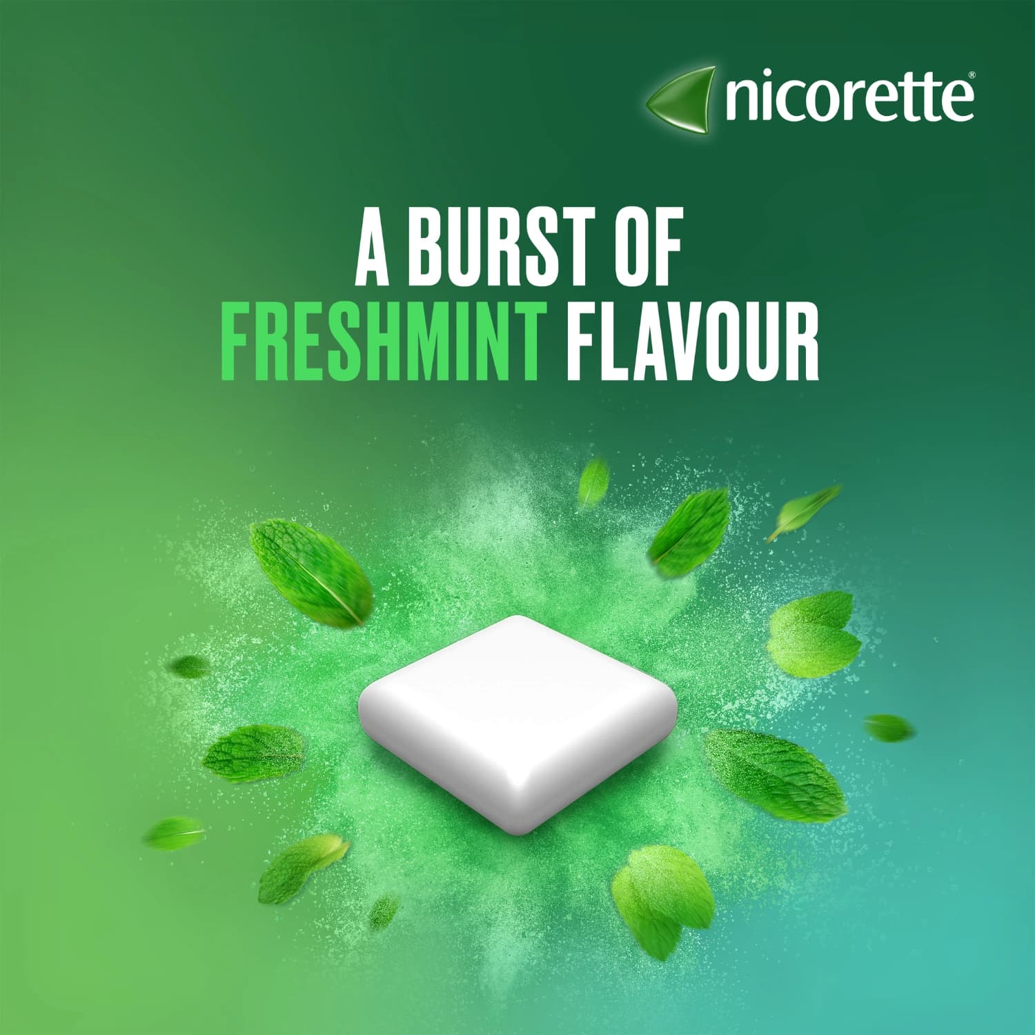 Nicorette Freshmint Nicotine Gum 105 Pieces