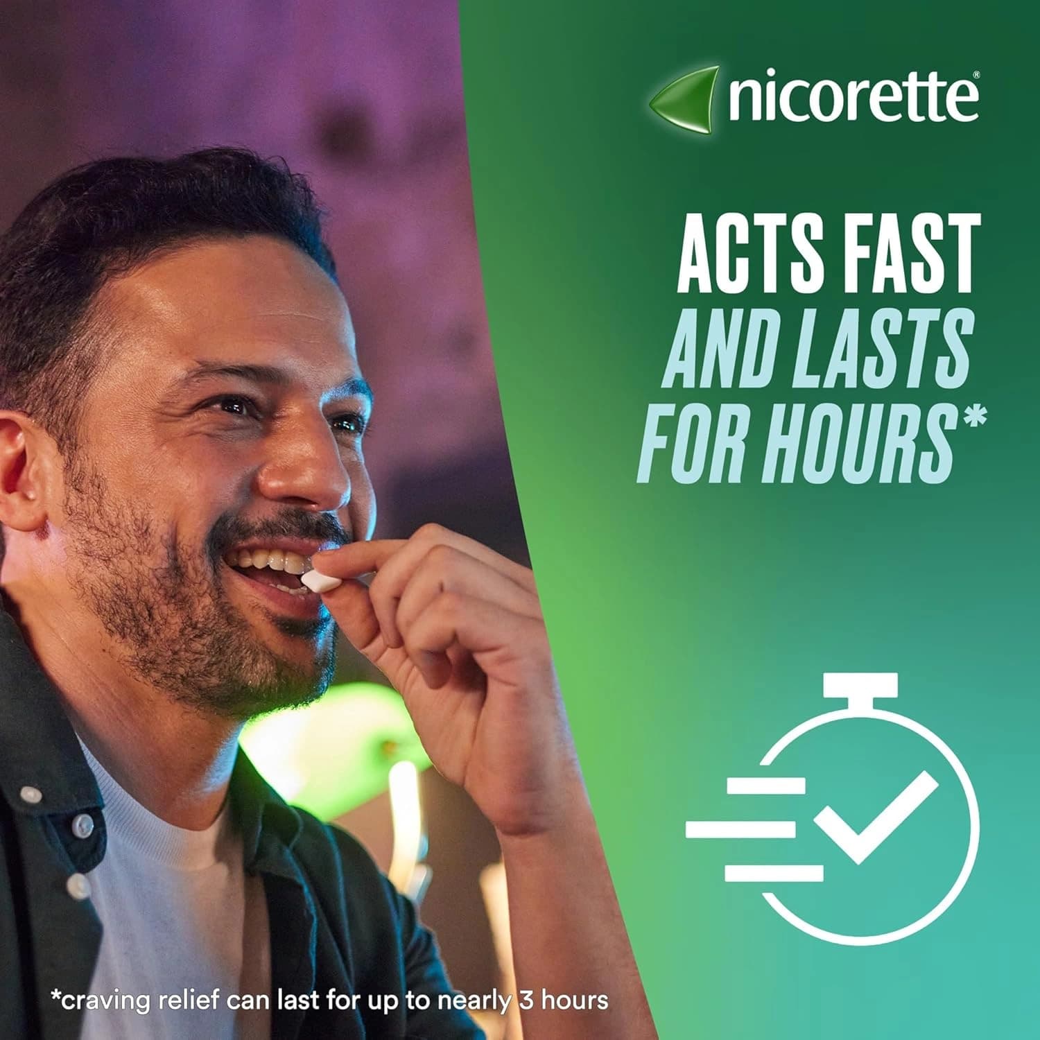 Nicorette Icy White Gum 2mg & 4mg Nicotine 105 Pieces