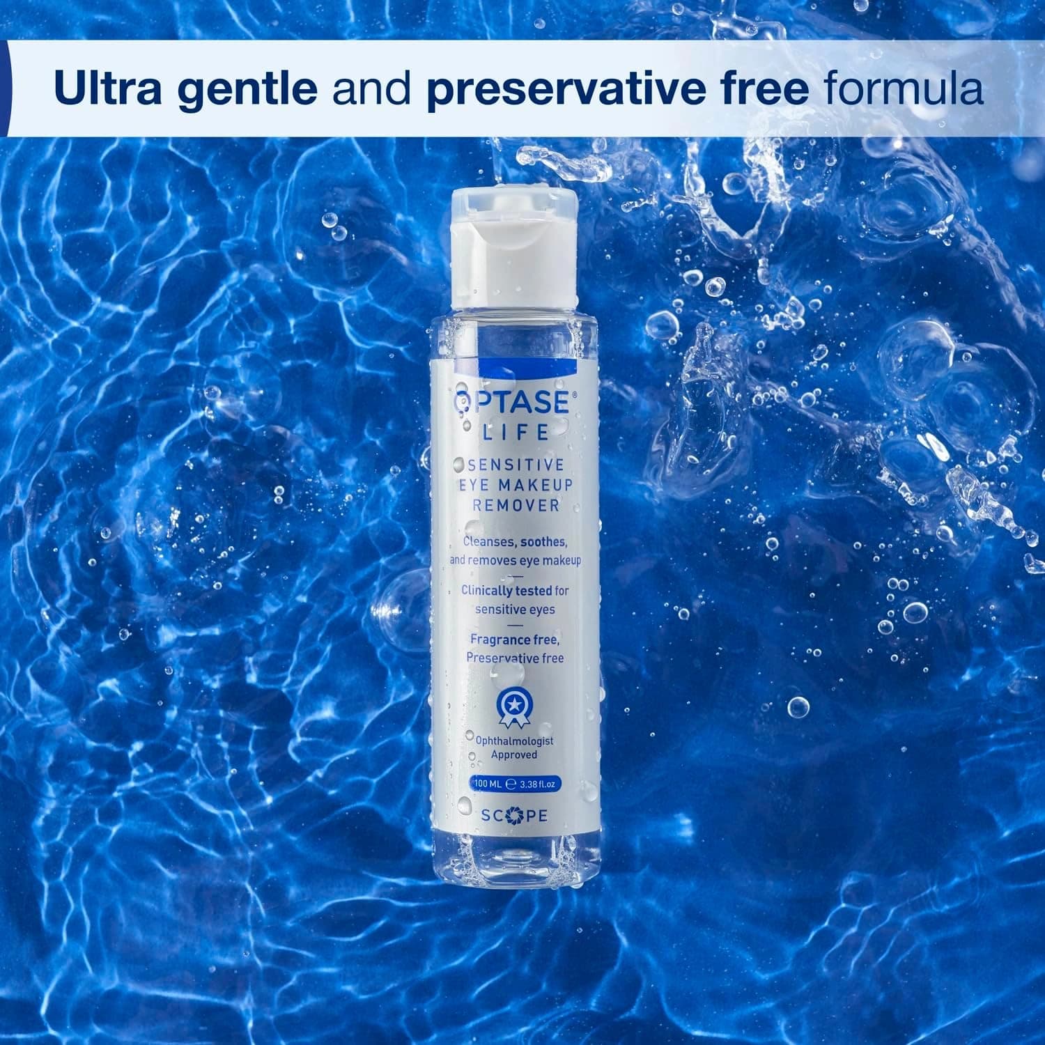 Optase Life Sensitive Eye Makeup Remover 100ml