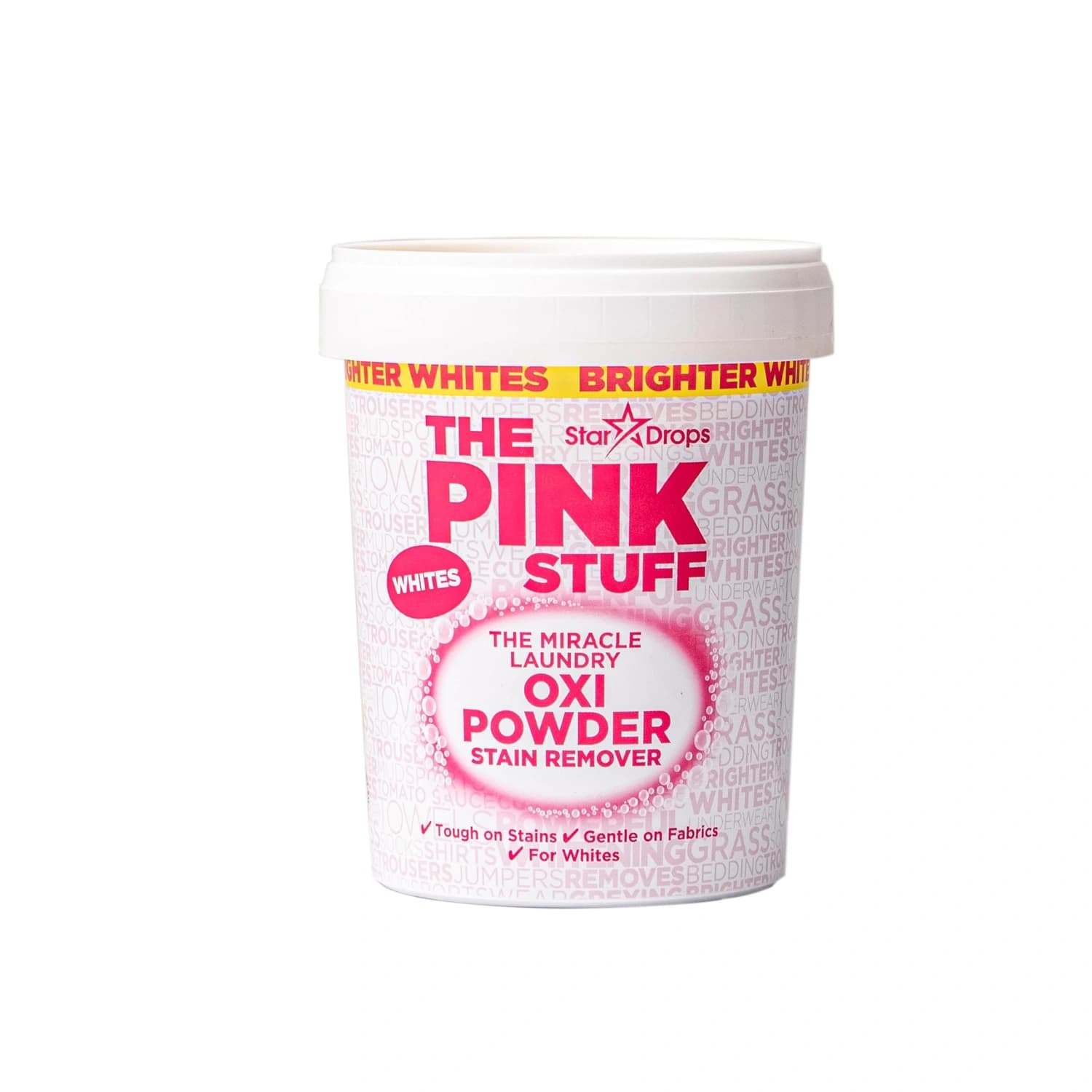 The Pink Stuff Laundry OXI Powder Stain Remover For Whites 1Kg