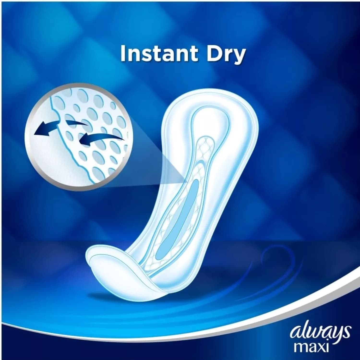 Always Sanitary Towels Maxi Night 9 Pads per pack