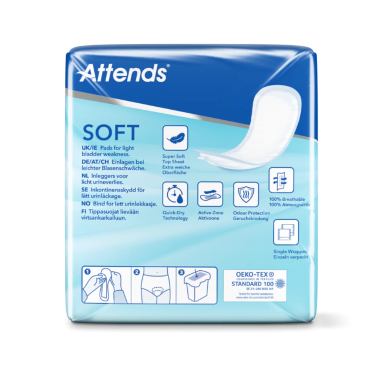 Attends Soft 3+ Extra Plus Pack of 10