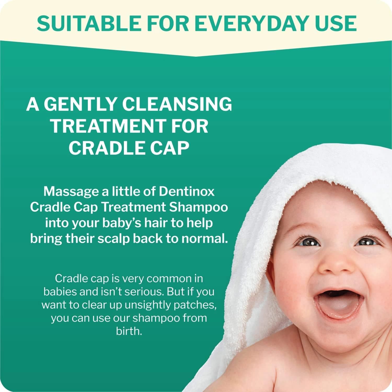 Dentinox Cradle Cap Treatment Shampoo 125ml