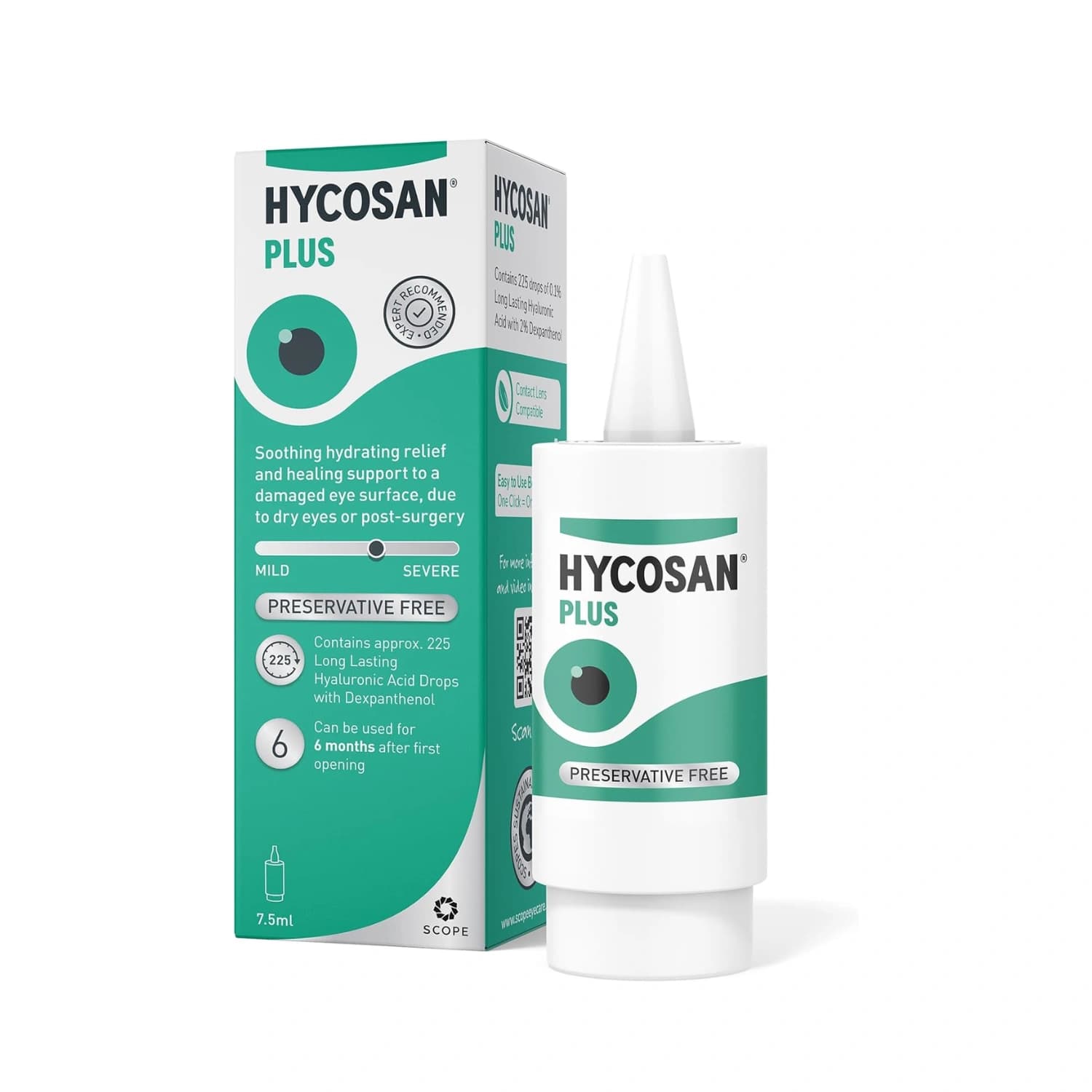 Hycosan Plus Eye Drops Preservative Free 7.5ml
