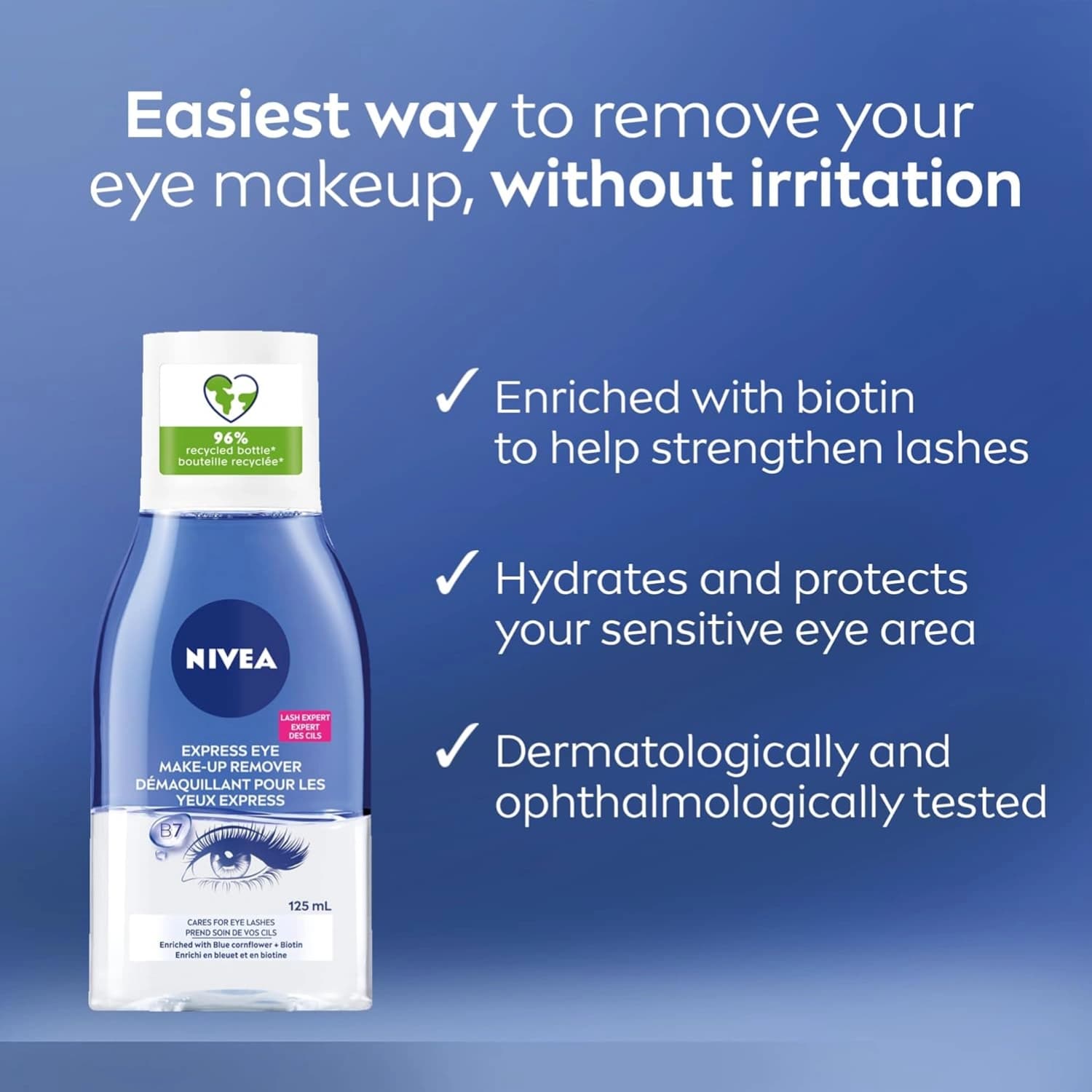 Nivea Double Effect Waterproof Eye Make-Up Remover 125ml