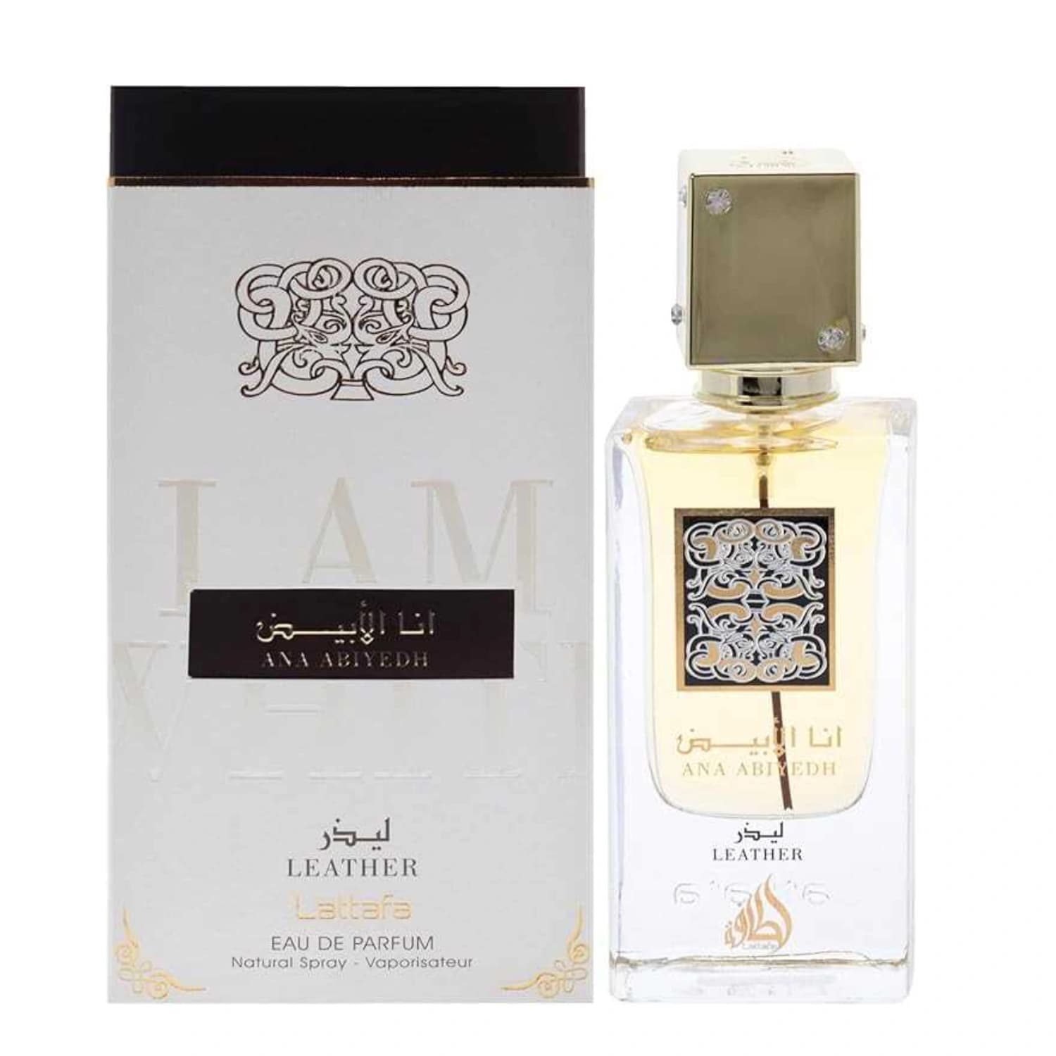 Lattafa Ana Abiyedh Leather Unisex Eau de Parfum Spray 60ml