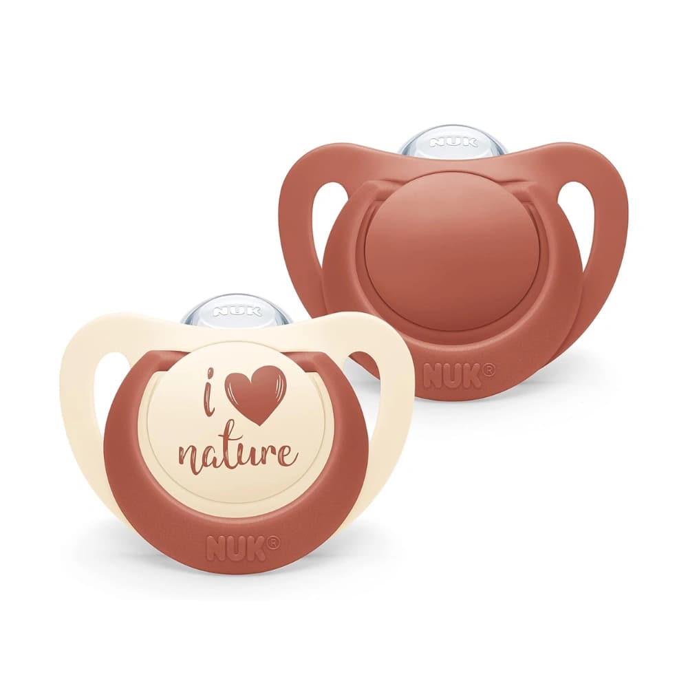 NUK for Nature Baby Soother 6-18 Months 2 count