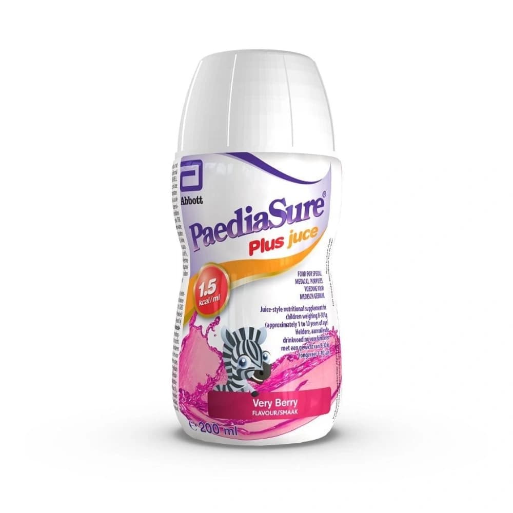 Paediasure Plus Juce Bottle Very Berry 200ml - Pack of 6