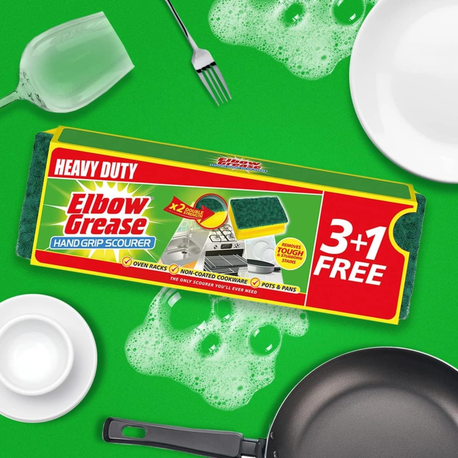 Elbow Grease Hand Grip Scourer 3+1 Free
