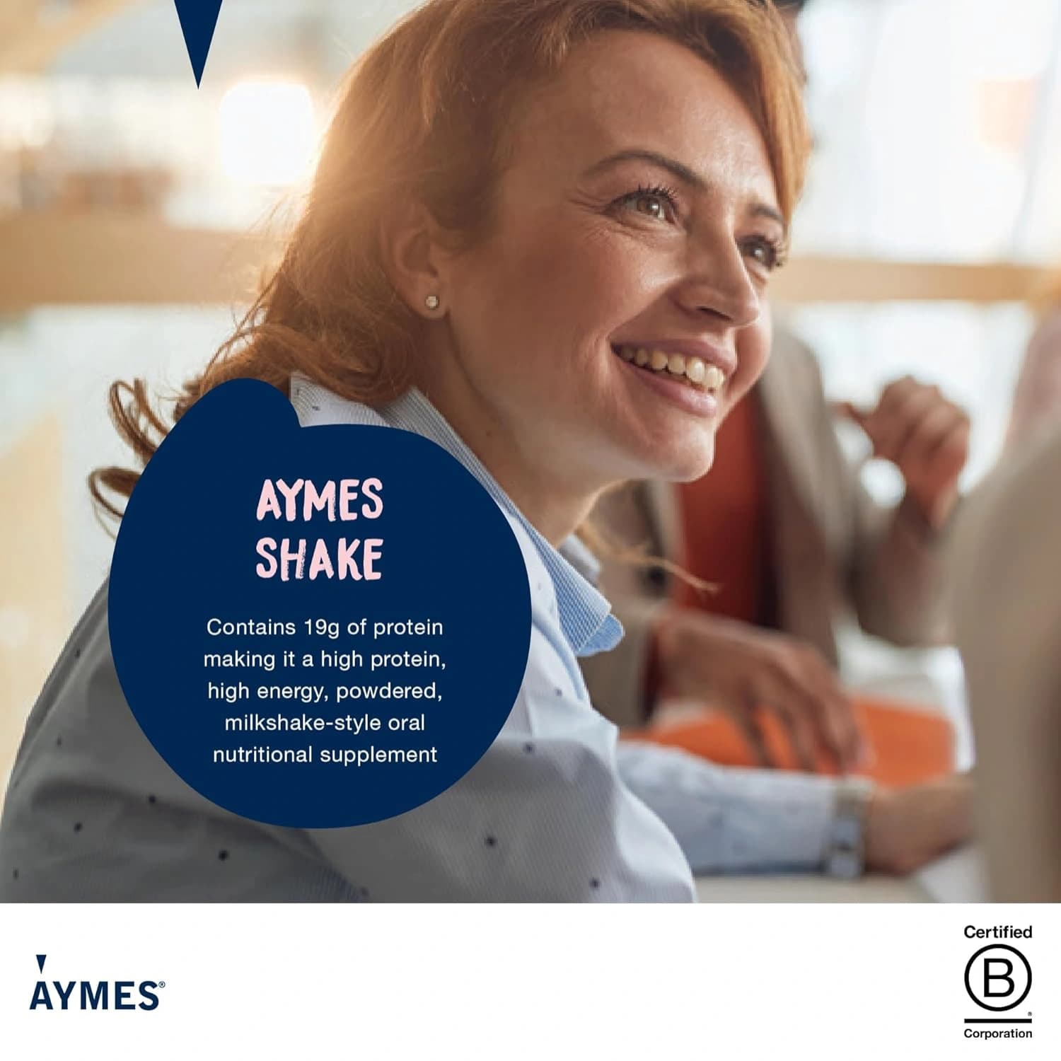 Aymes Shake Powder 57g Strawberry 7 Sachets