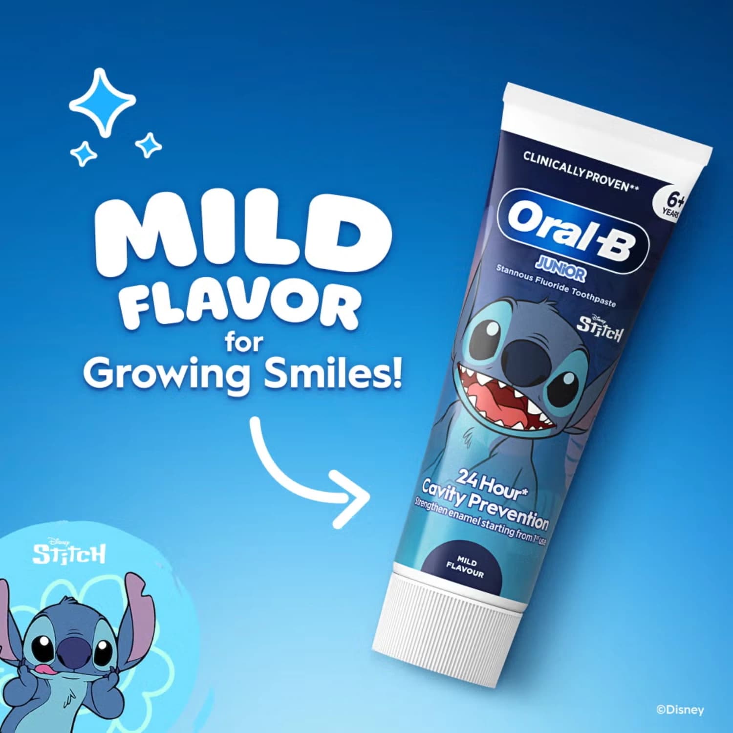 Oral-B Kids 6-12 Years Stitch Toothpaste 75ml