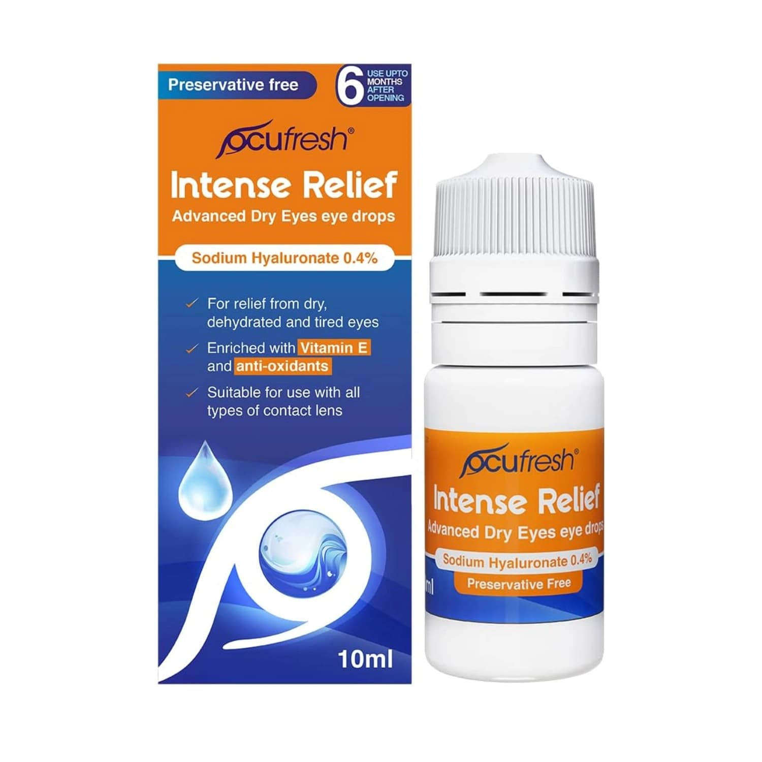 Ocufresh Intensive Pf Eye Drops 10ml