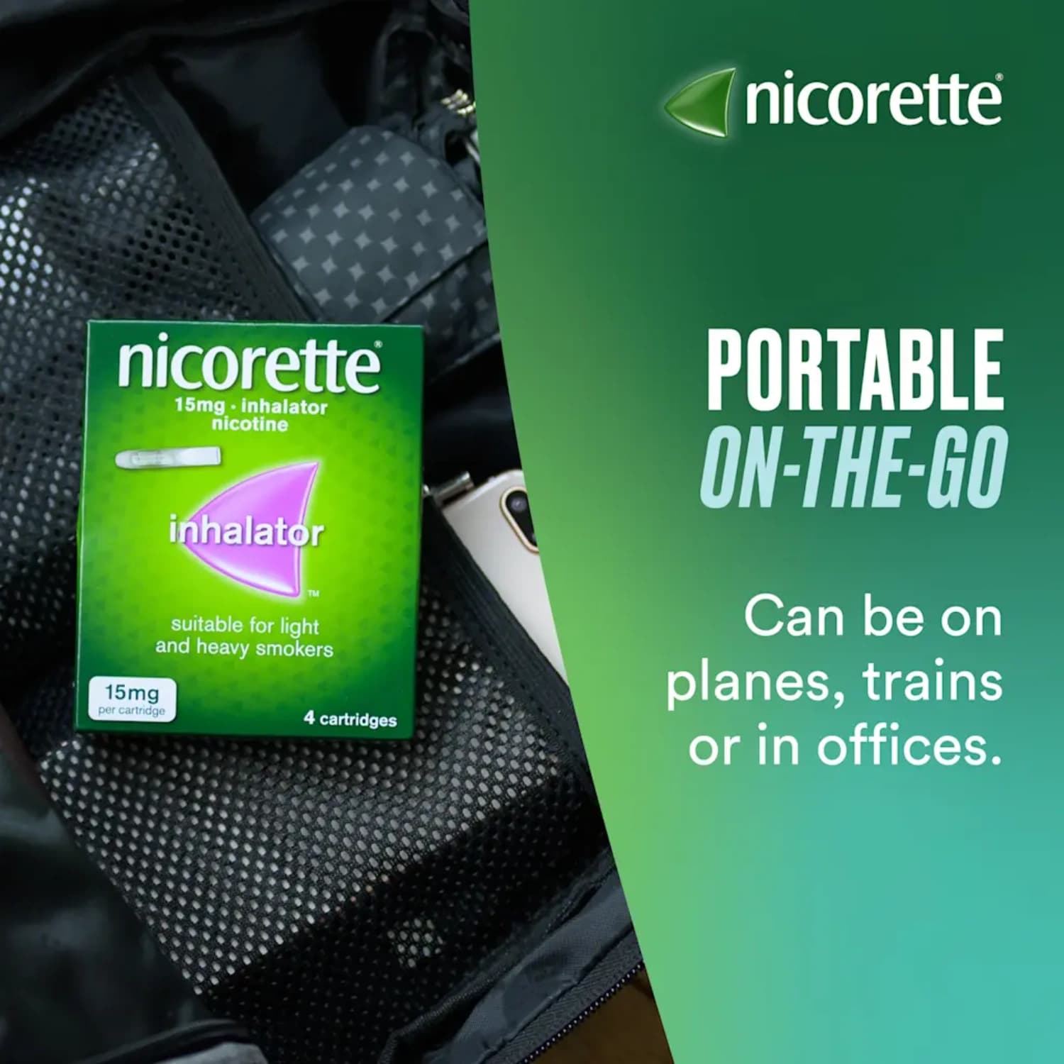 Nicorette 15mg Inhalator Nicotine 4 Cartridges
