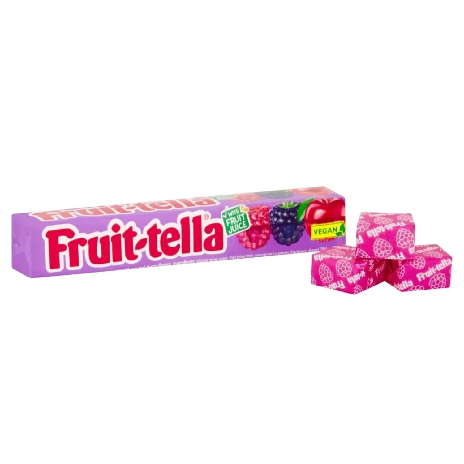 Fruitella Berries & Cherries Stick 41g - Pack of 10