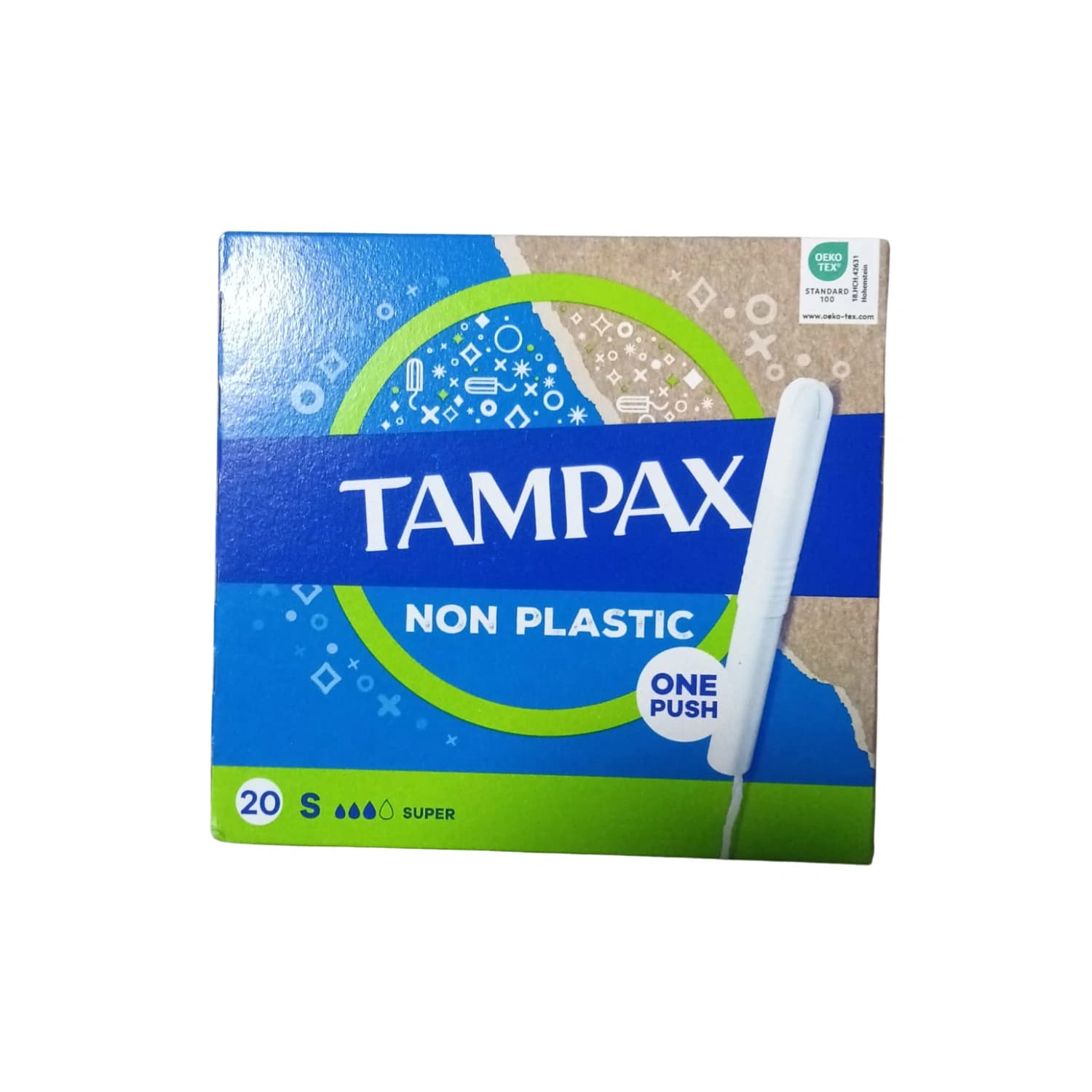 Tampax Super Tampons With Cardboard Applicator 20 Pads