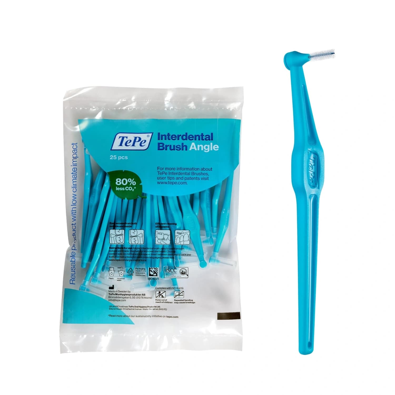 Tepe Blue Interdental Brush 0.6mm 25 Pack