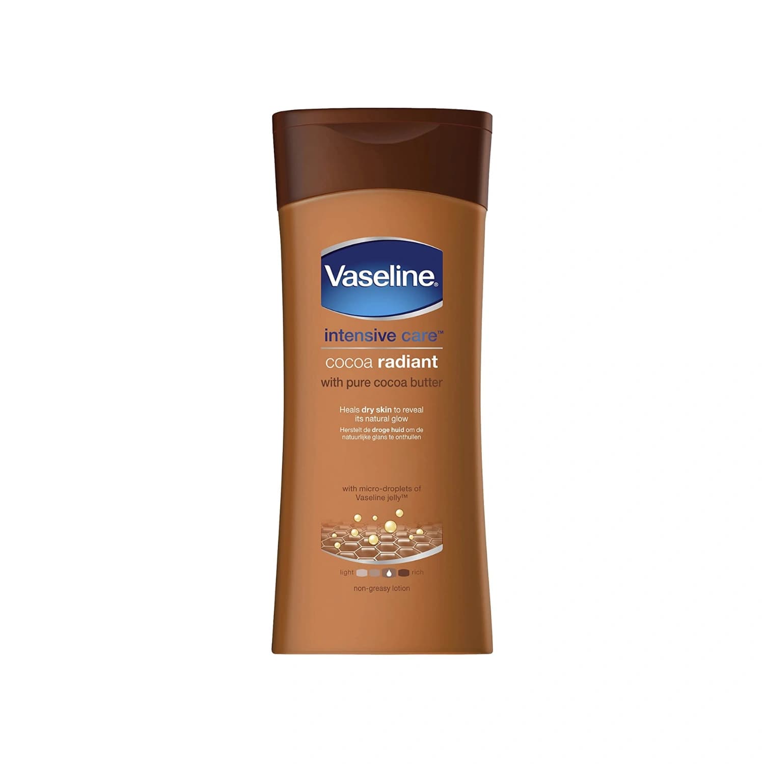 3x Vaseline Intensive Care Cocoa Radiant Body Lotion 400ml