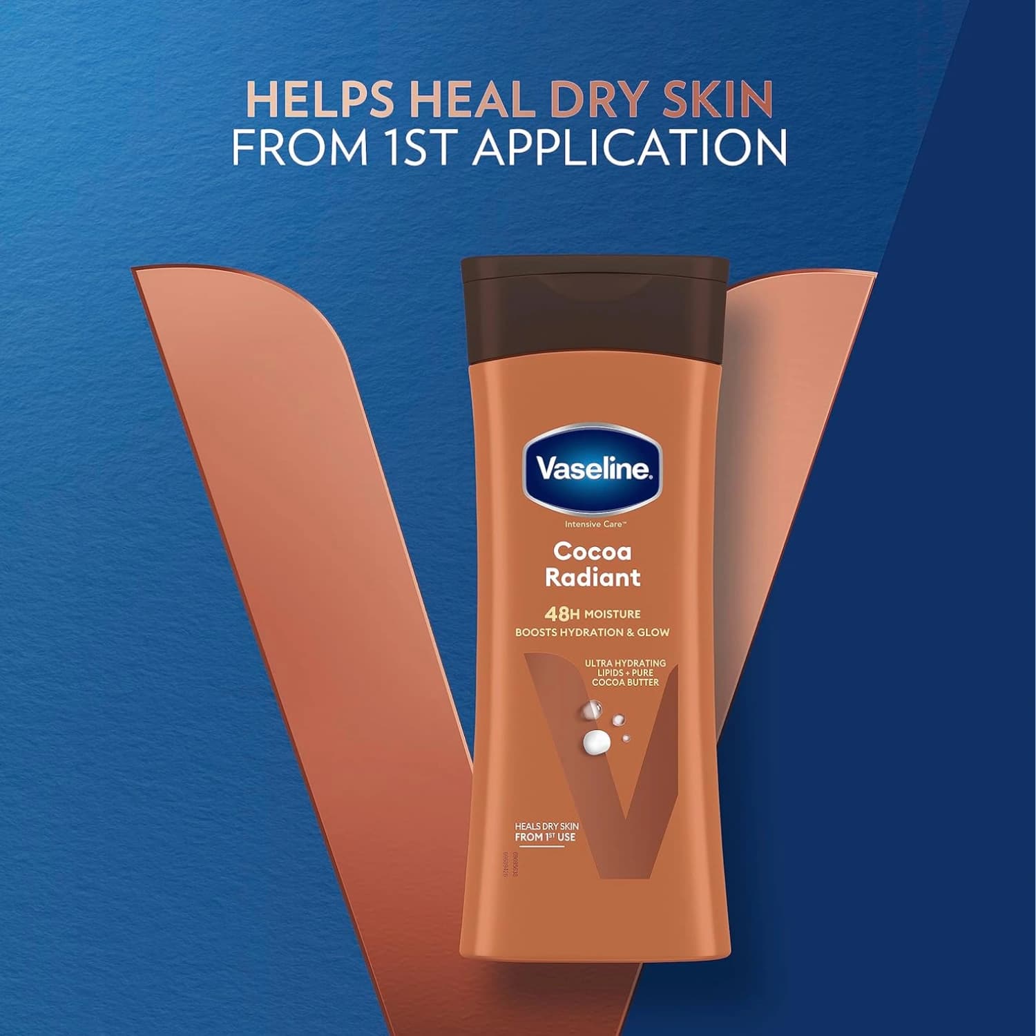 3x Vaseline Intensive Care Cocoa Radiant Body Lotion 400ml