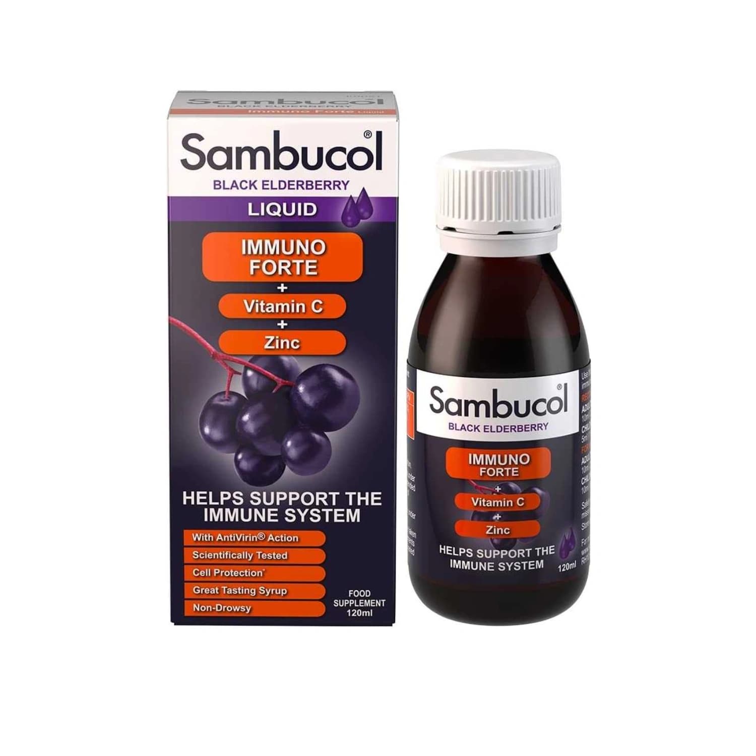 Sambucol Immune Elderberry Extract Liquid 120ml