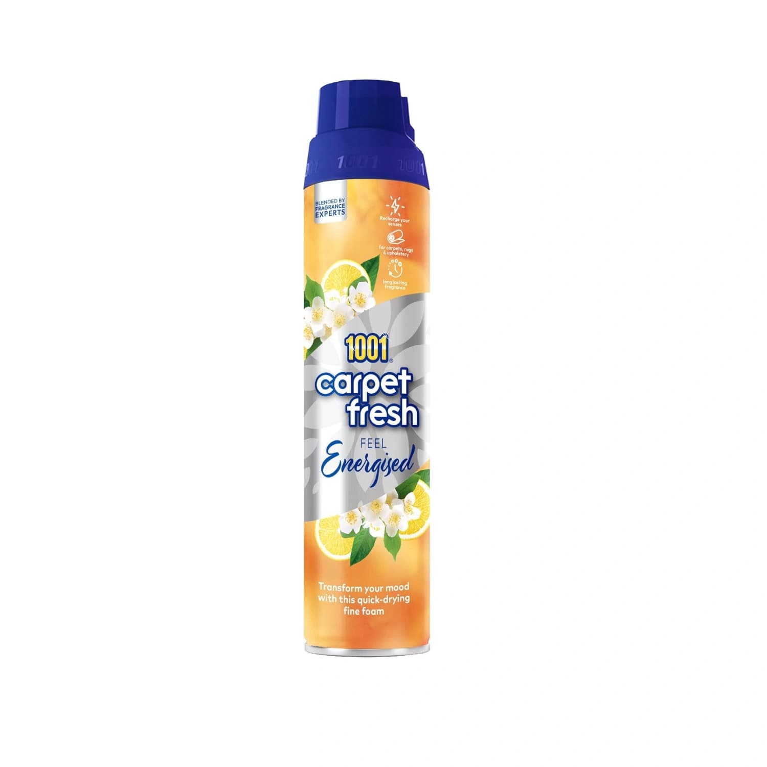 1001 Feel Energised Carpet Fresh Odour Remover Spray 300ml