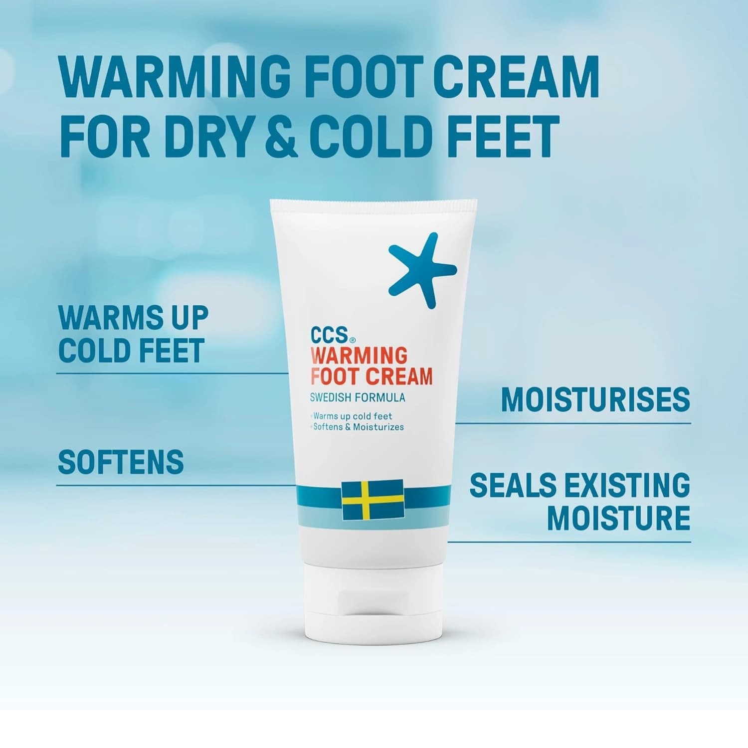 CCS Swedish Formula Warming Foot Cream 150ml