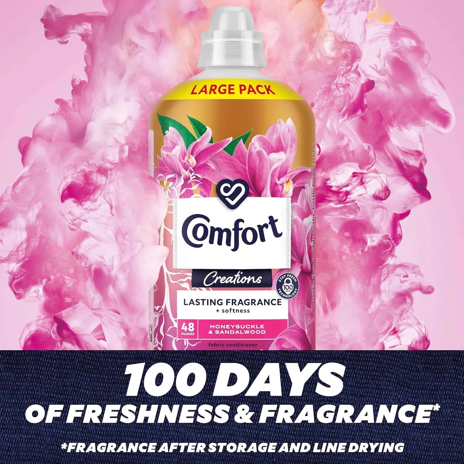 Comfort Creations Fabric Conditioner Honeysuckle & Sandalwood 48 Washes (1.4 L)