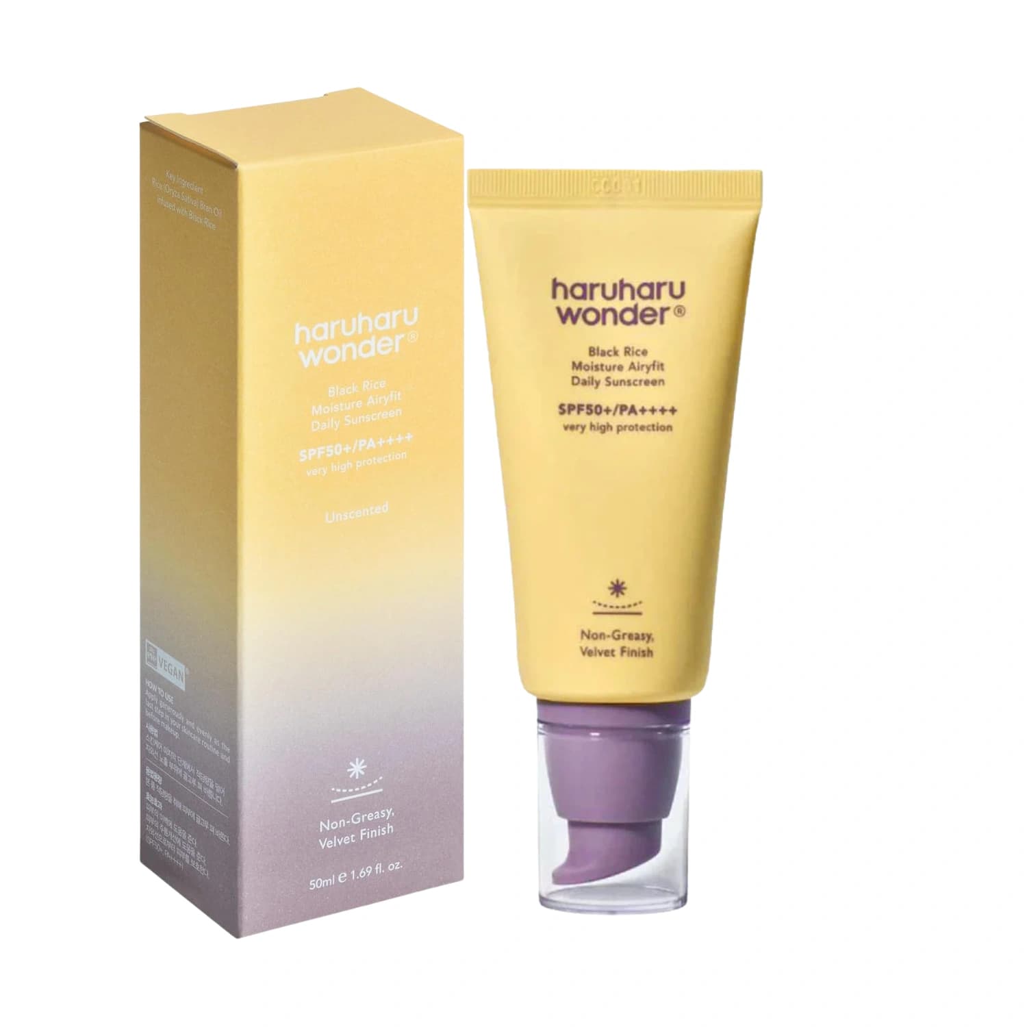 Haruharu Black Rice Moisture Airyfit Daily Sunscreen 50ml