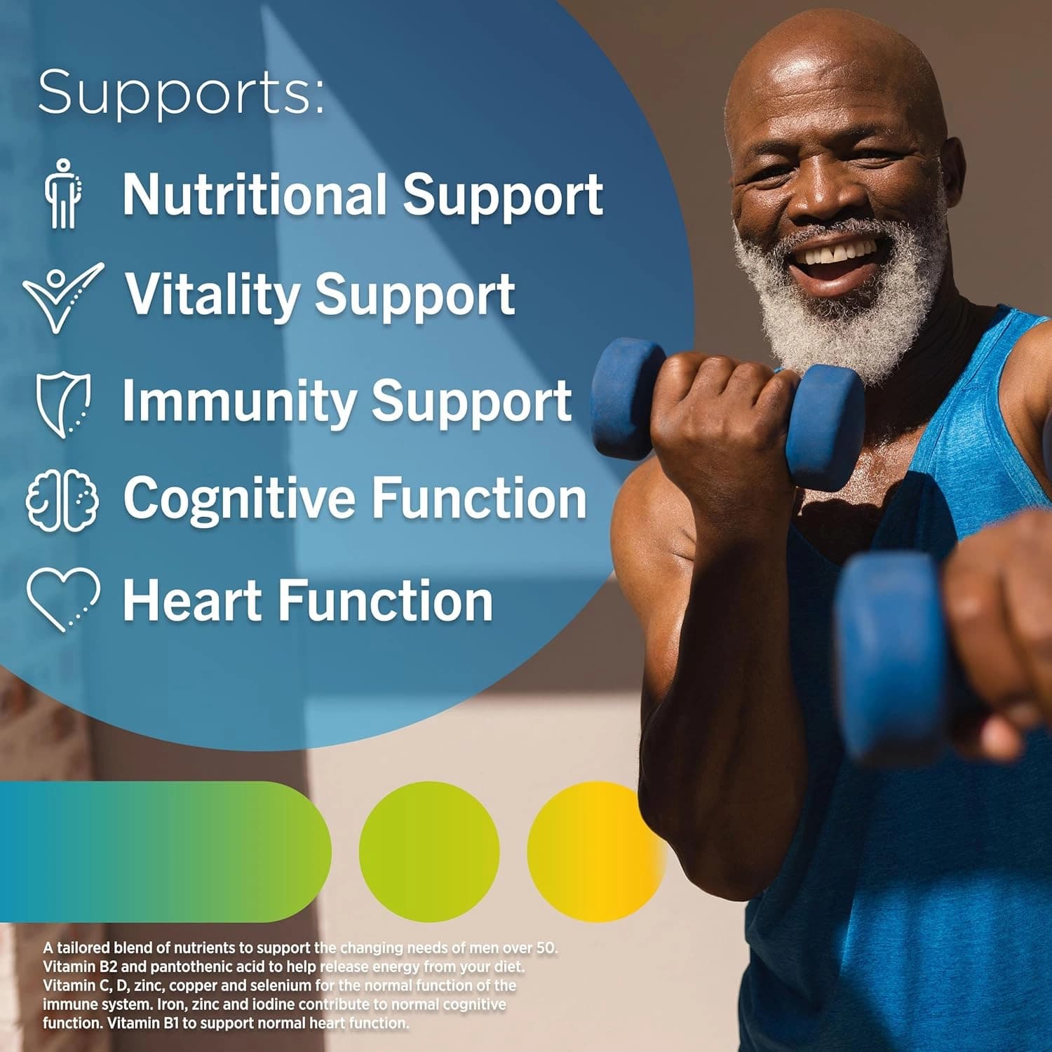 Centrum Men 50+ Multivitamin Tablets for Men, 30 Tablets