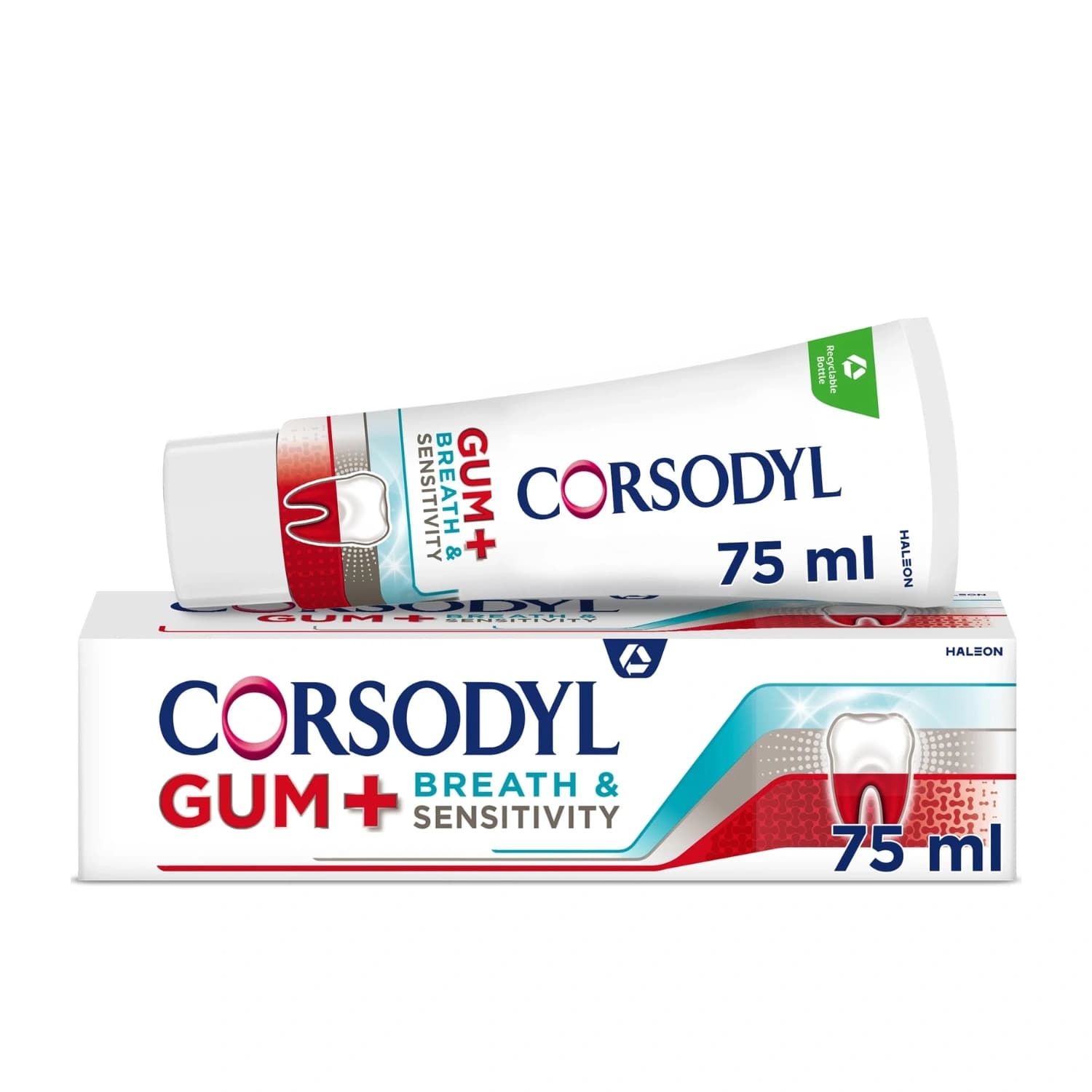 Corsodyl Gum+ Breath & Sensitivity Toothpaste 75ml