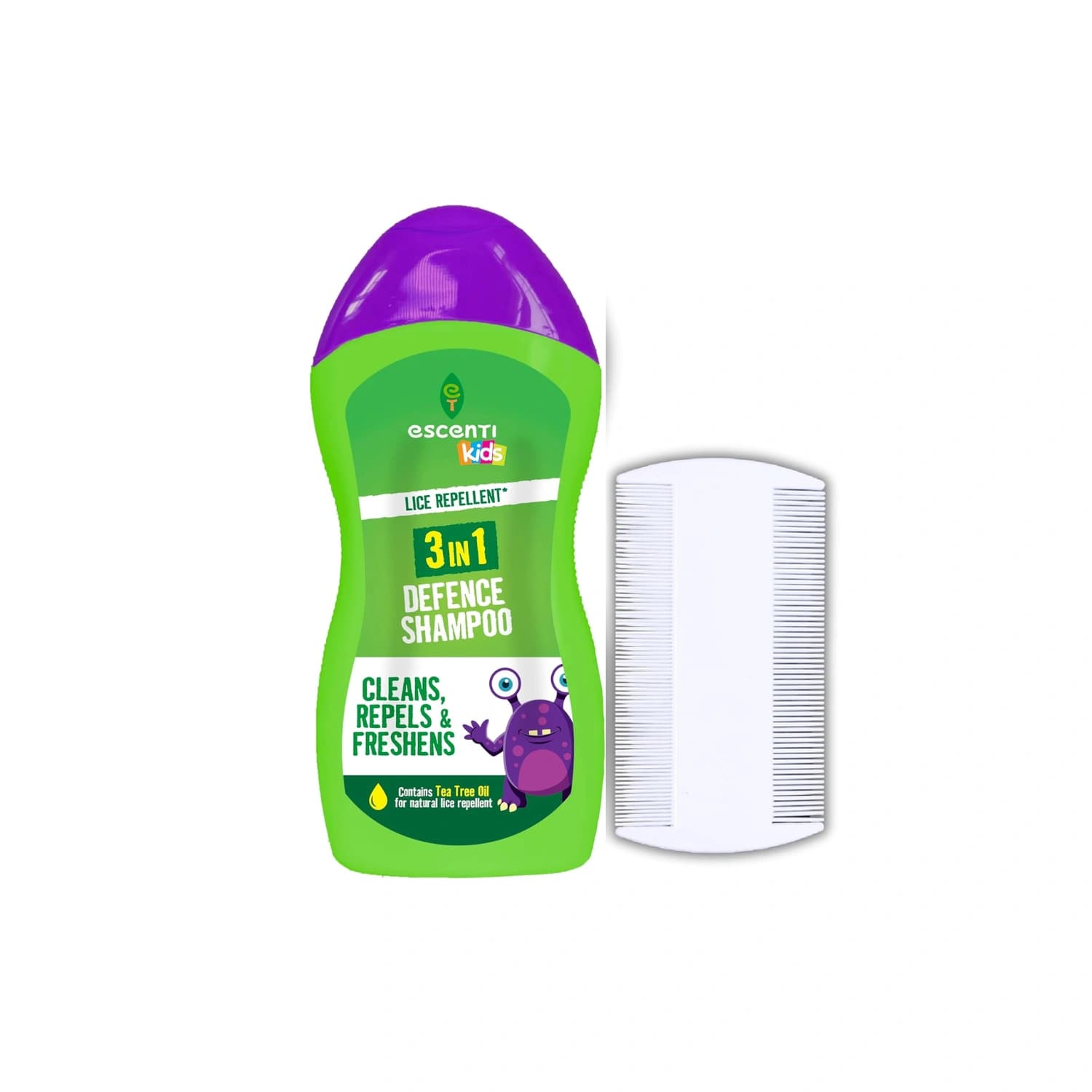 Escenti Kids Lice Repellent 3 in 1 Defence Shampoo 300ml