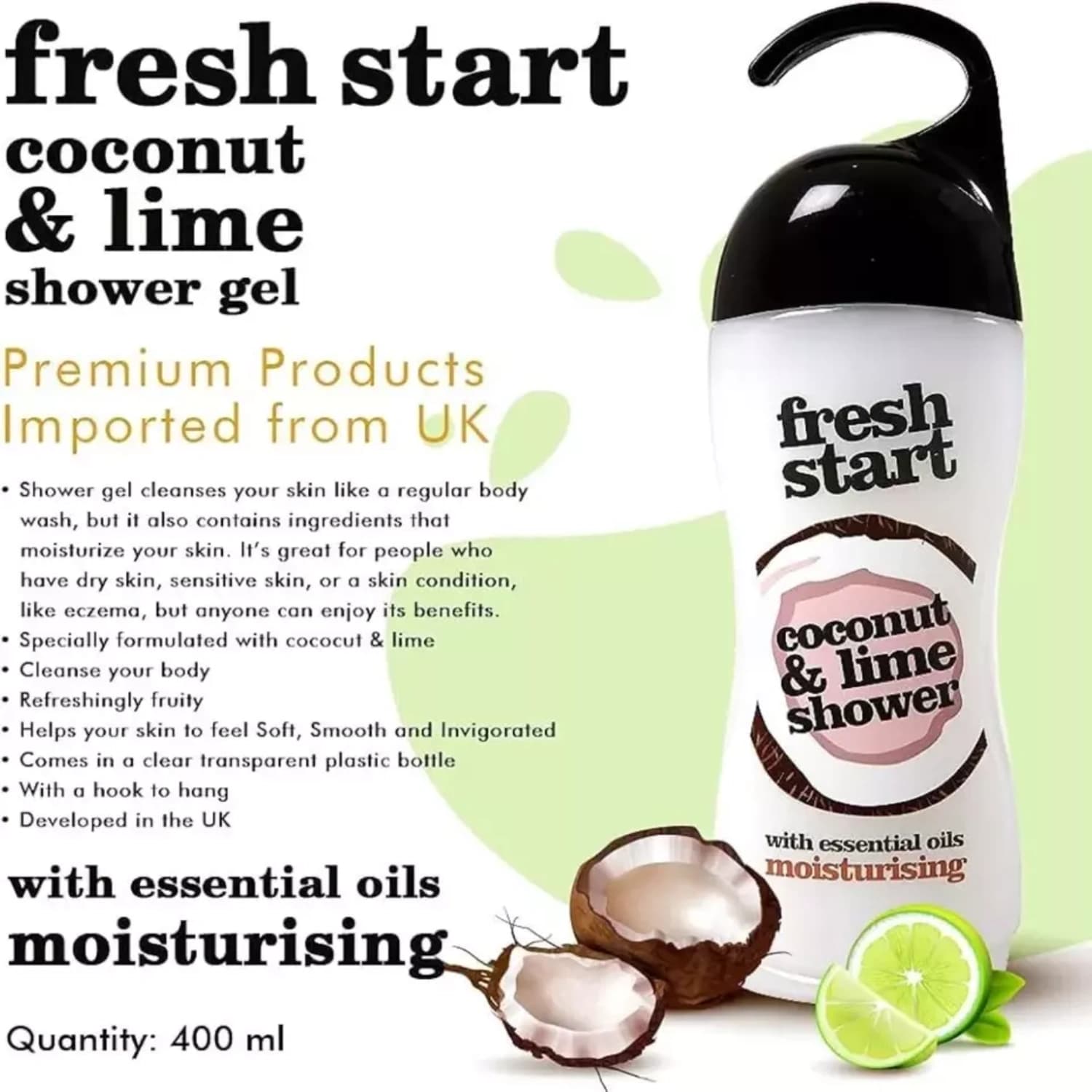 Fresh Start Shower Gel Coconut & Lime 400ml