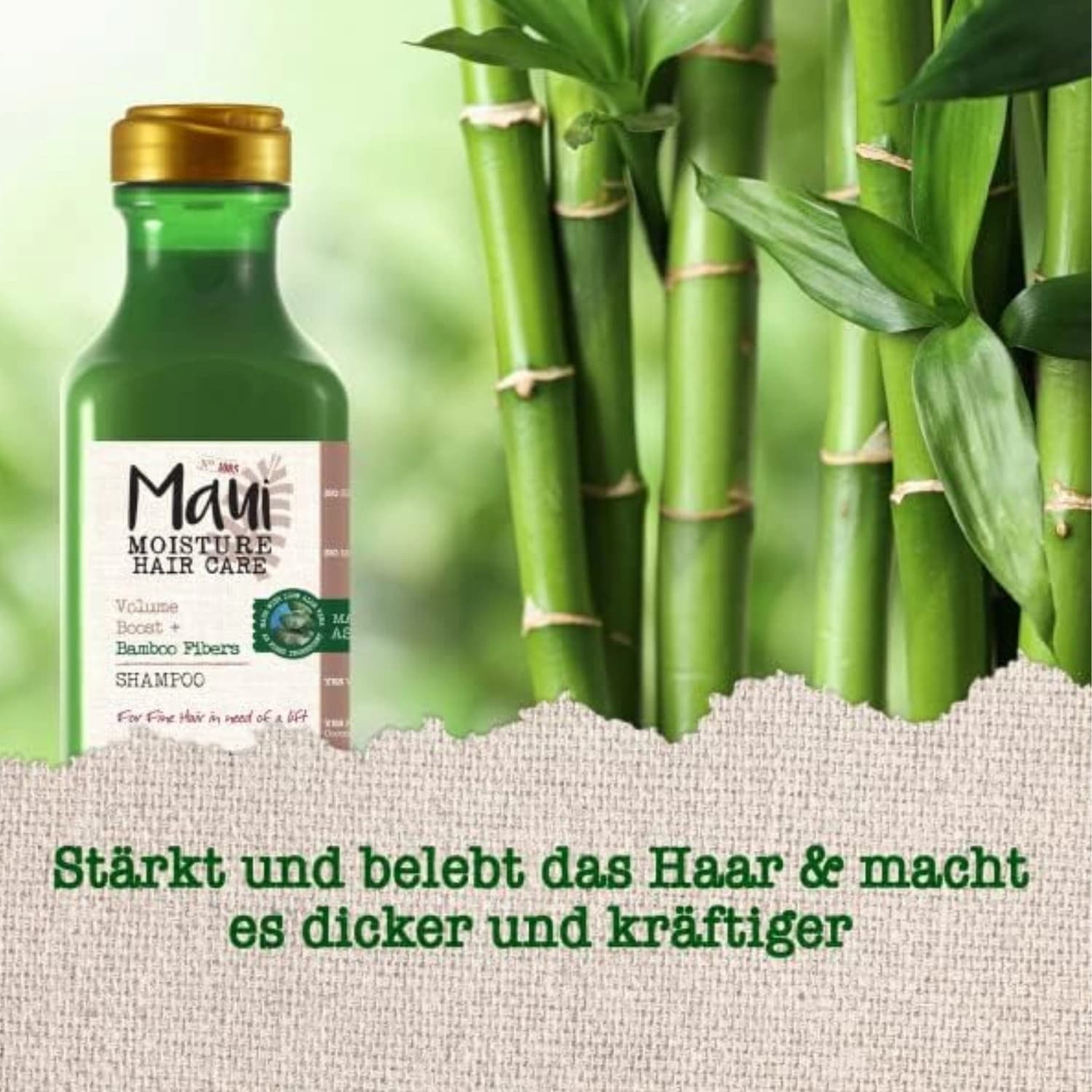 Maui Moisture Volume Boost & Bamboo Fibers Shampoo 385ml