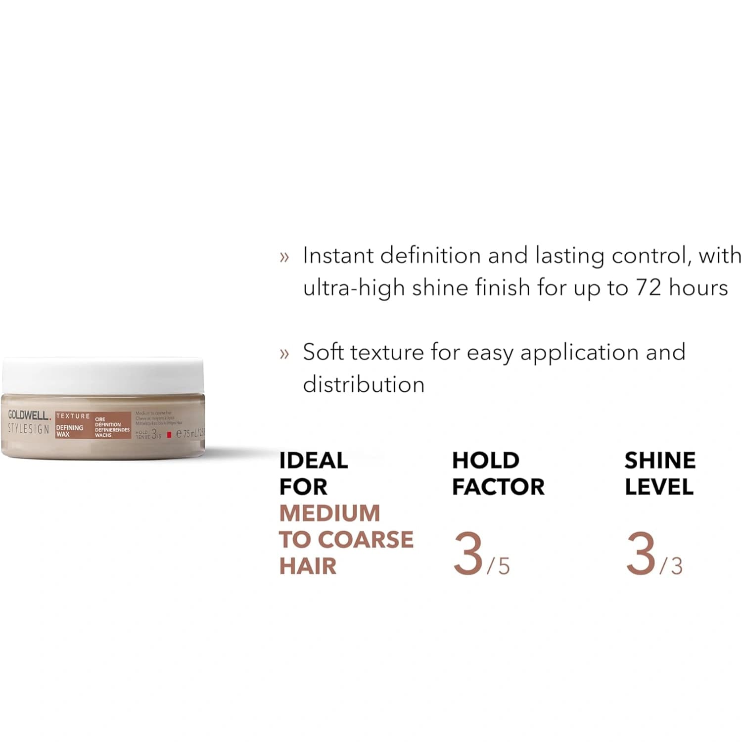 Goldwell Stylesign Texture Defining Wax 75ml