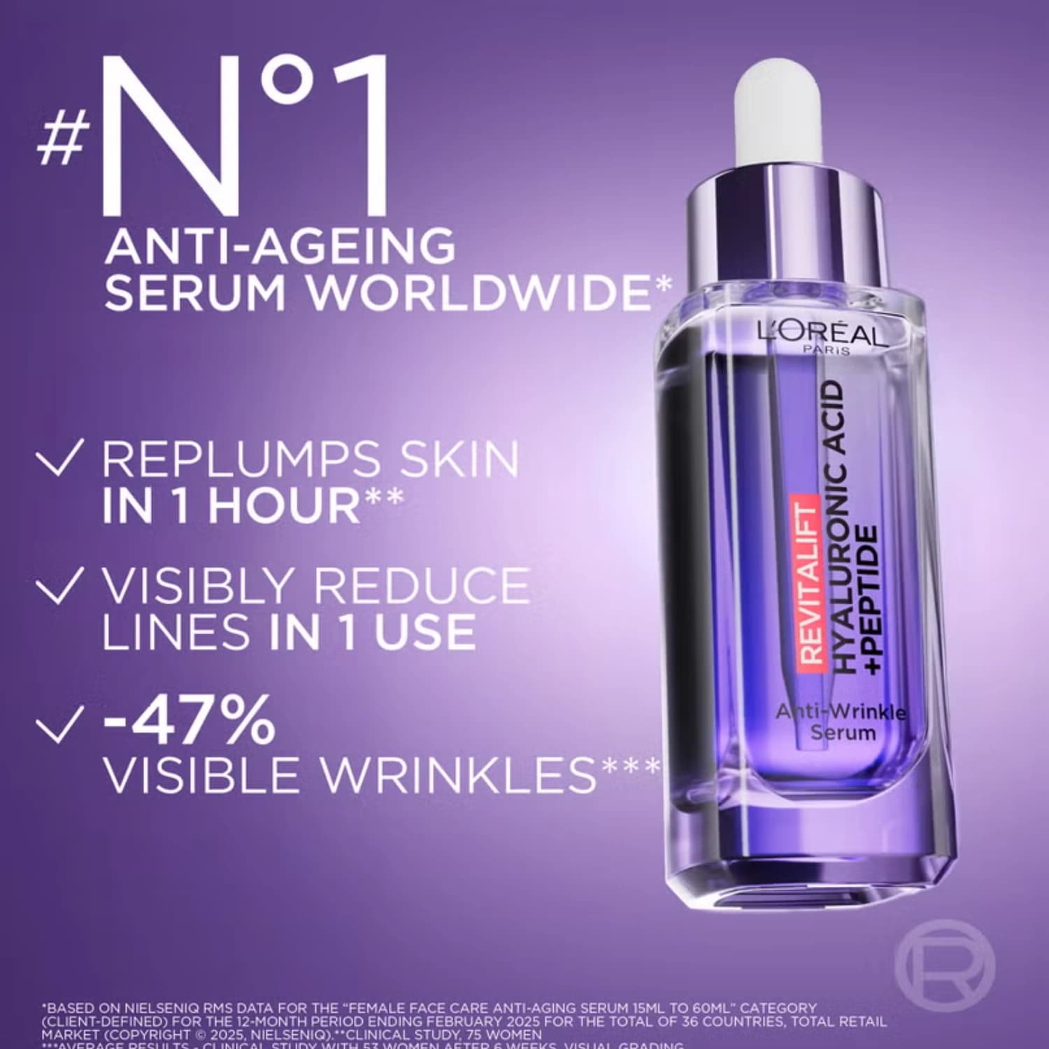 L'Oreal Paris Revitalift 1.5% Hyaluronic Acid Serum 30ml