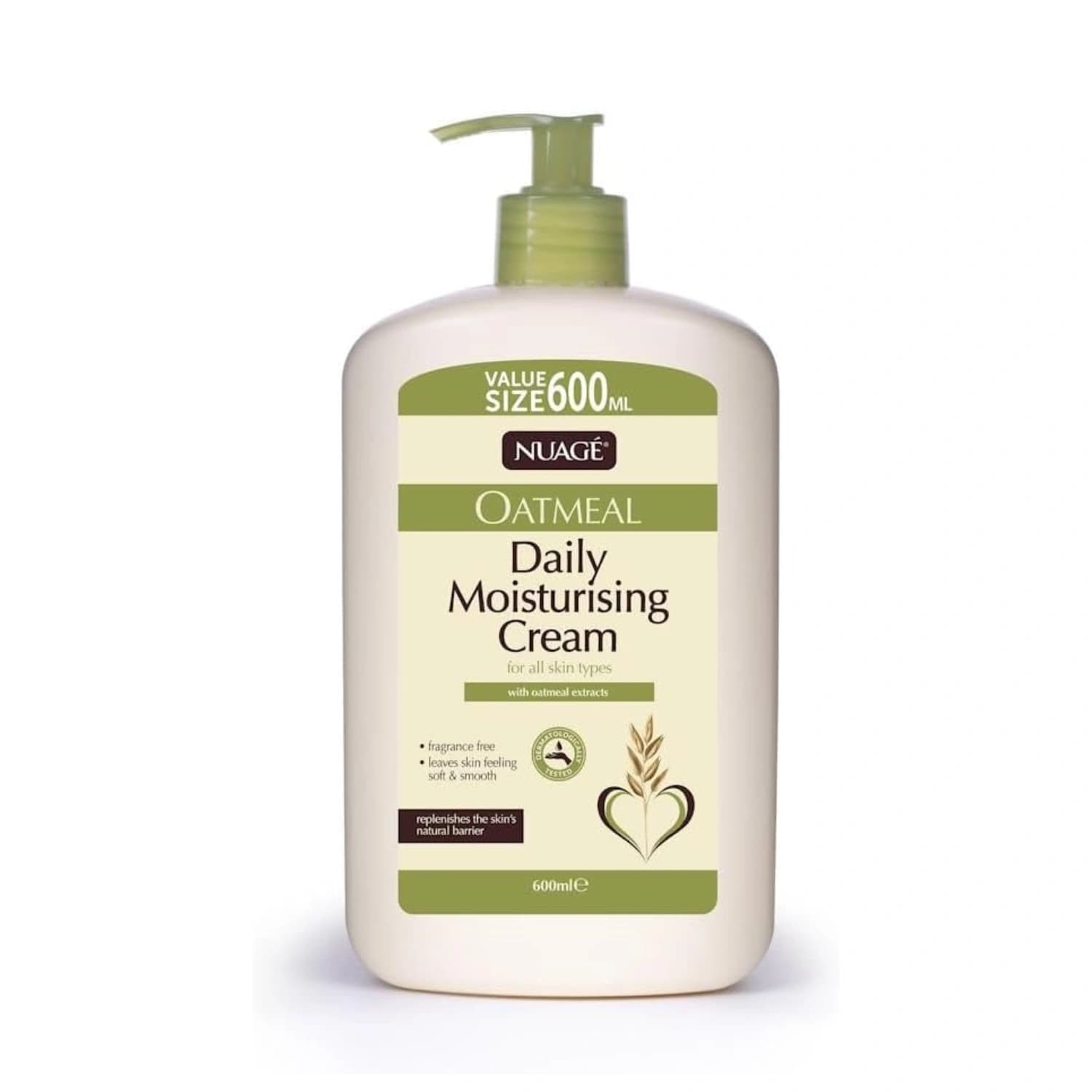 Nuage Oatmeal Daily Moisturising Cream 600ml