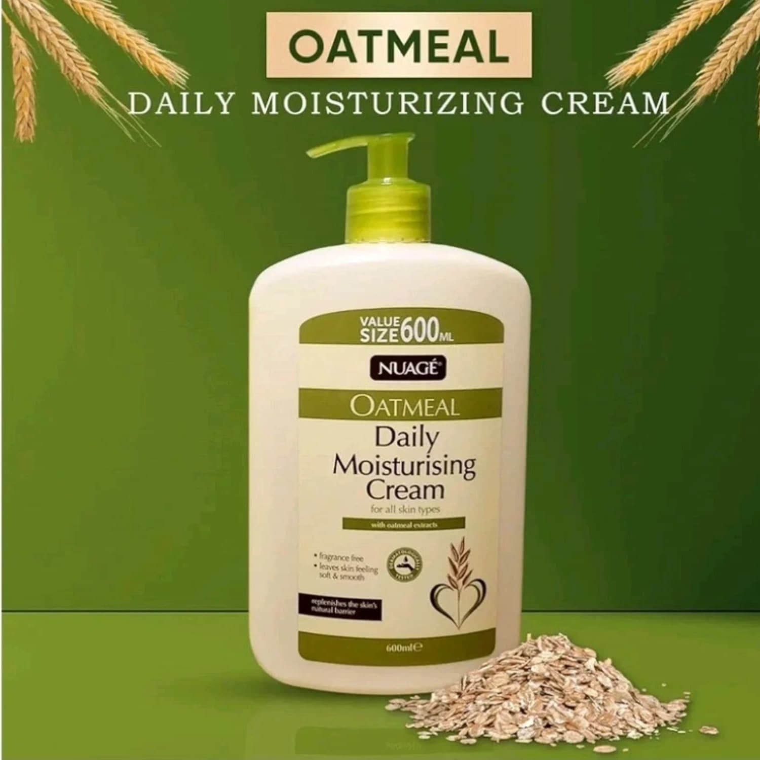 Nuage Oatmeal Daily Moisturising Cream 600ml