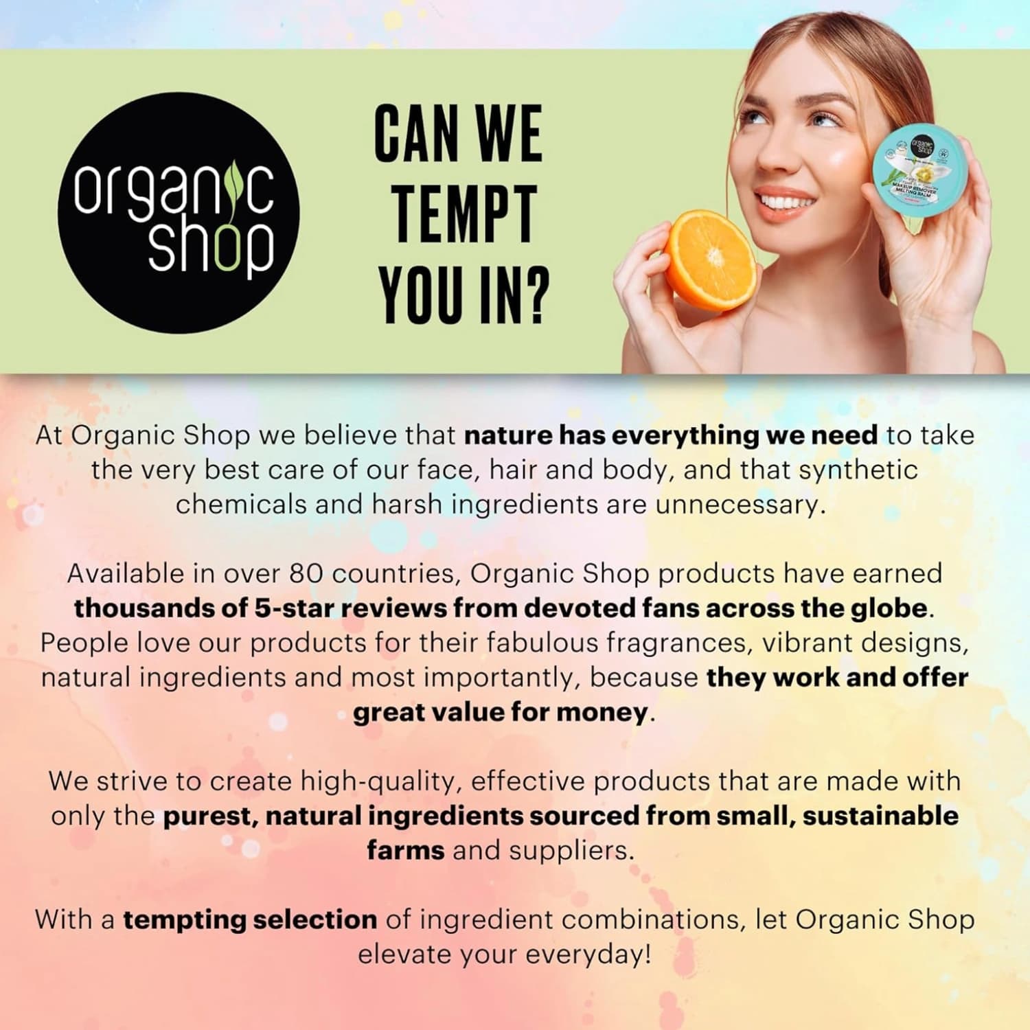Organic Shop Toning Body Scrub Orange and Sugar 250ml