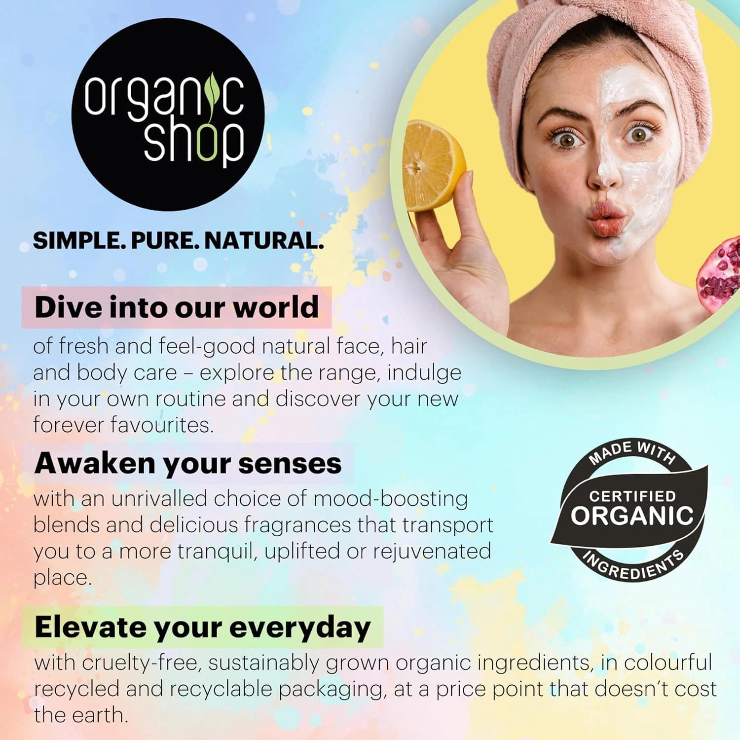 Organic Shop Toning Body Scrub Orange and Sugar 250ml